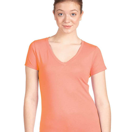 Next Level - Women's Ideal V-Neck T-Shirt at Print View - Print-View