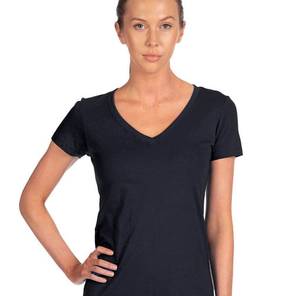 Next Level - Women's Ideal V-Neck T-Shirt at Print View - Print-View