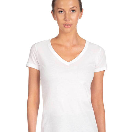 Next Level - Women's Ideal V-Neck T-Shirt at Print View - Print-View