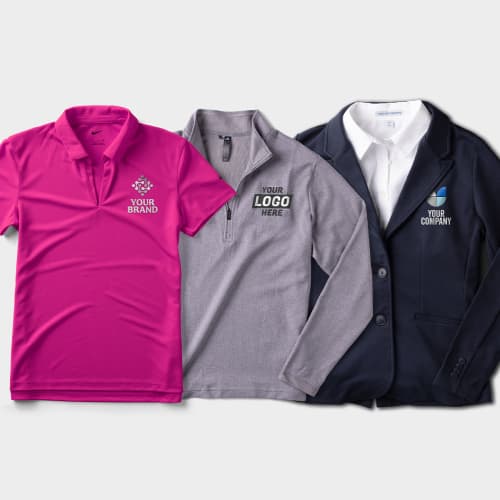 Polos ready for your logo