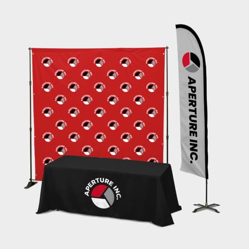 Custom products prepared together for a branded event