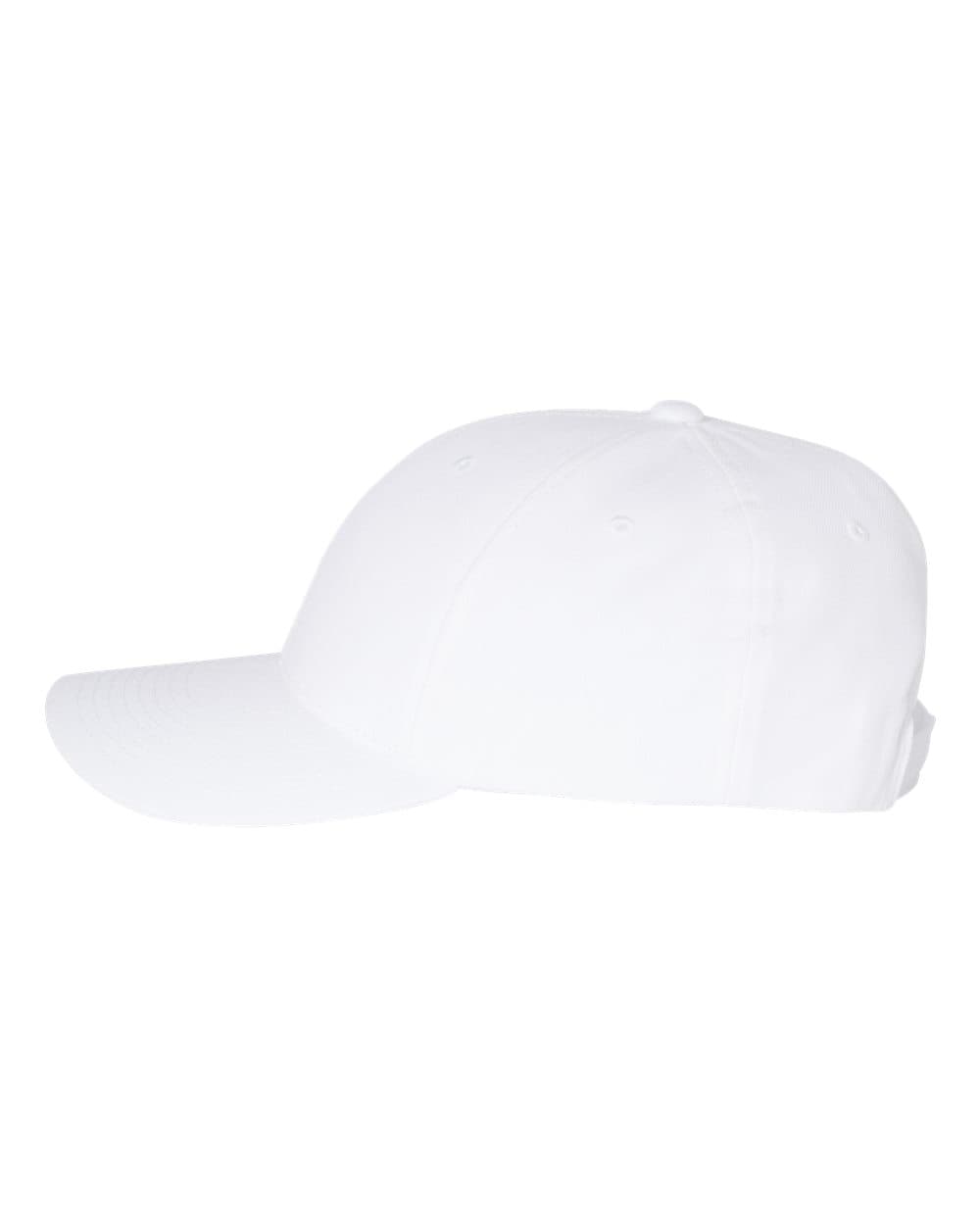 YP Classics 6789M Premium Curved Bill Snapback Cap in White — view 2