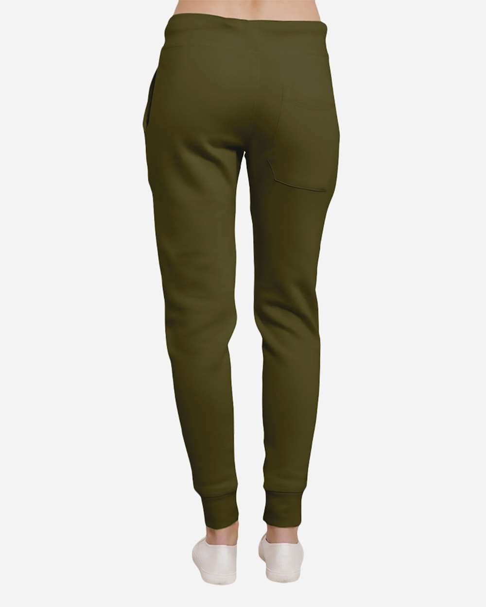 Lane Seven LST006 Unisex Premium Joggers in Army Green — view 3