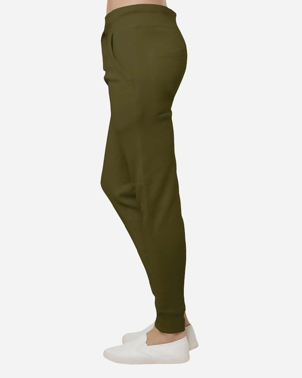 Lane Seven LST006 Unisex Premium Joggers in Army Green — view 2