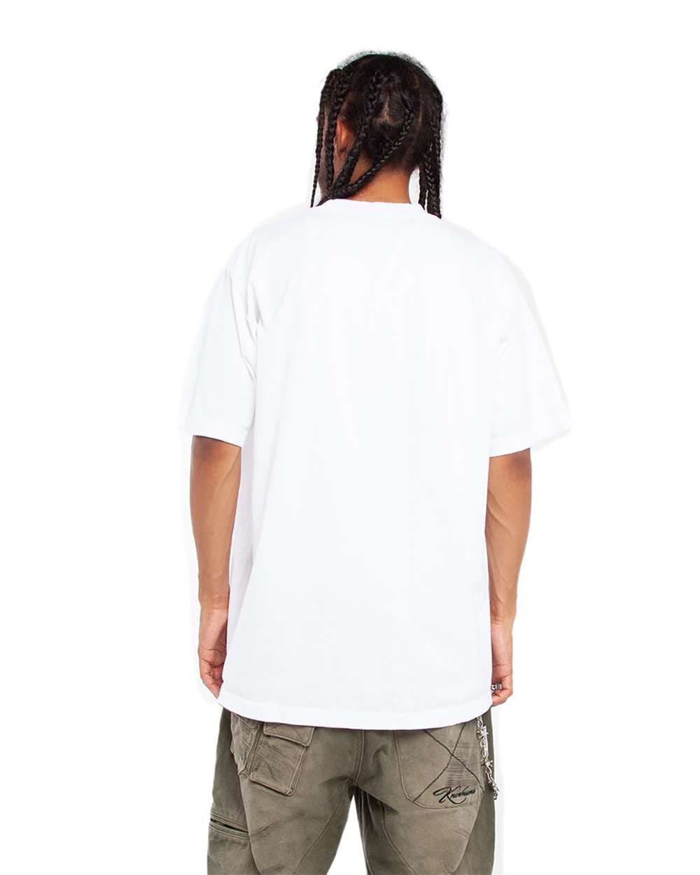 Shaka Wear SHGD Unisex Max Heavyweight Garment-Dyed Tee in White — view 3