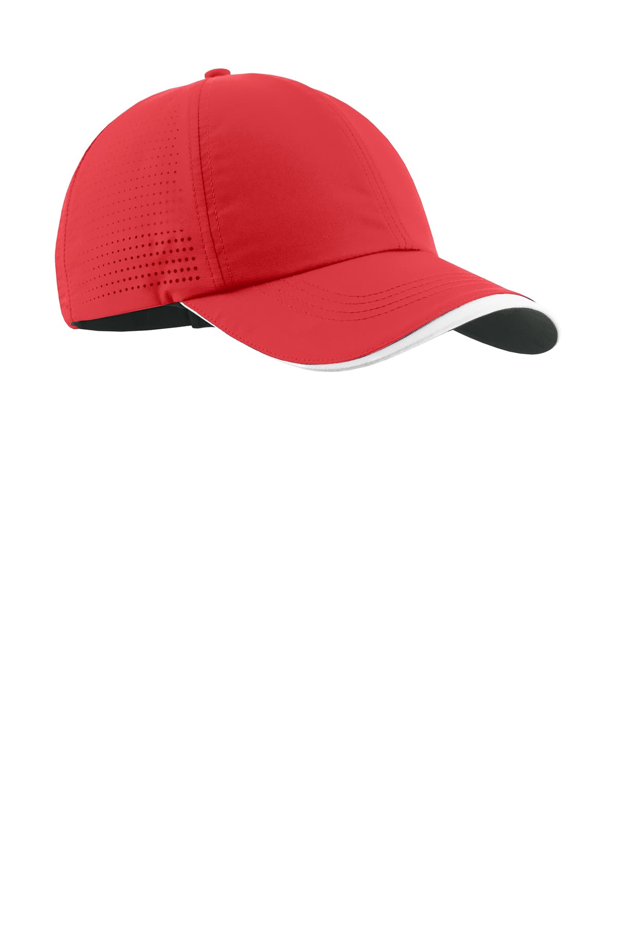 Nike NKFB6445 Dri-FIT Perforated Performance Cap in University Red / White — view 4