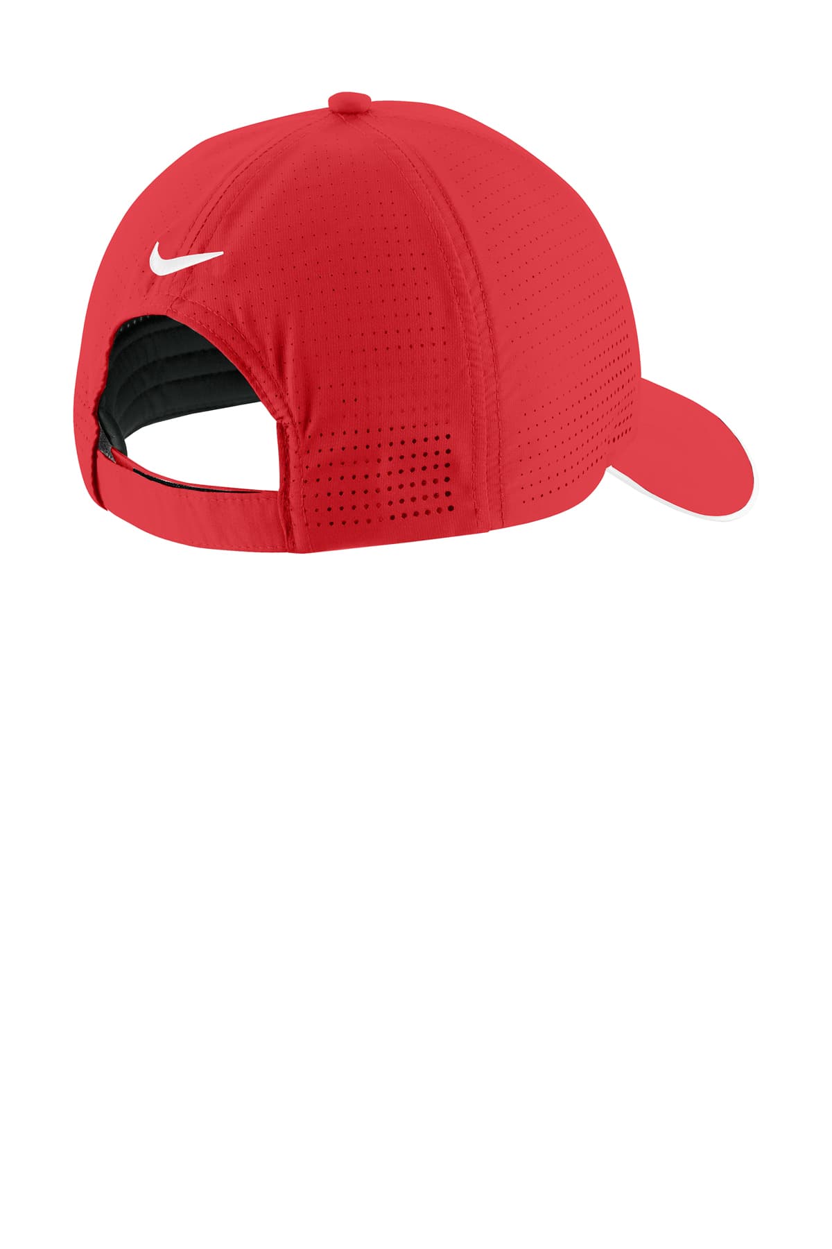 Nike NKFB6445 Dri-FIT Perforated Performance Cap in University Red / White — view 3