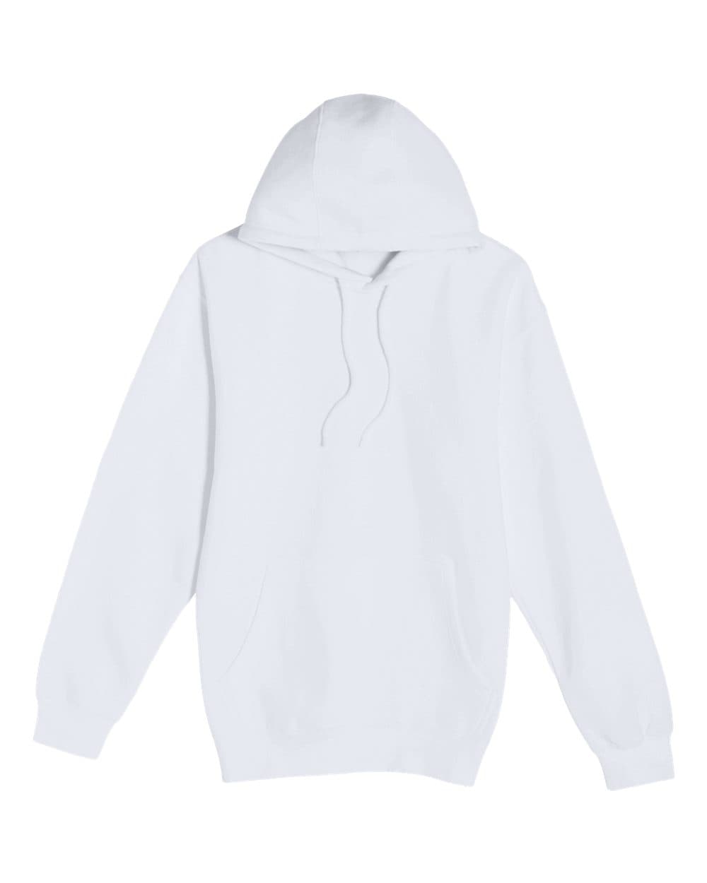 Lane Seven LS14001 Unisex Premium Hoodie Sweatshirt in White — view 4