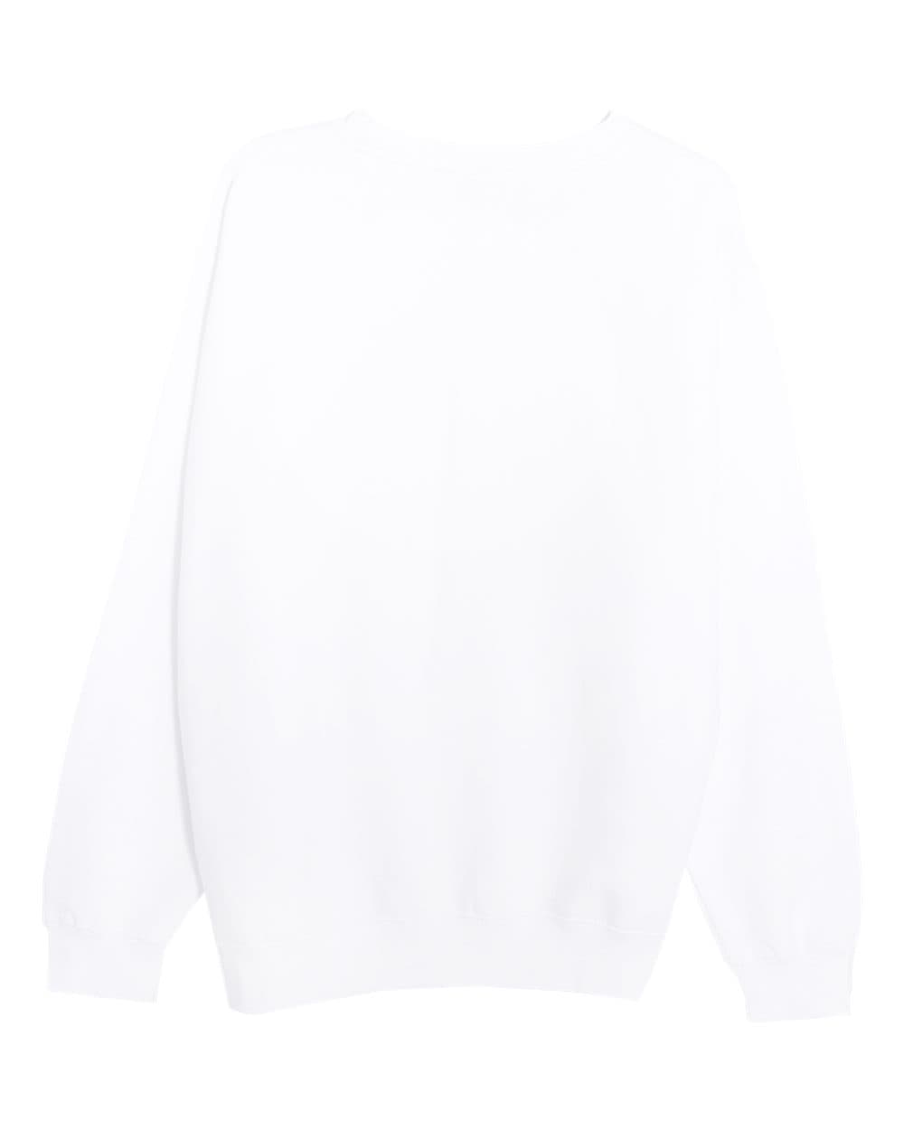 Lane Seven LS14004 Unisex Premium Crewneck Sweatshirt in White — view 5