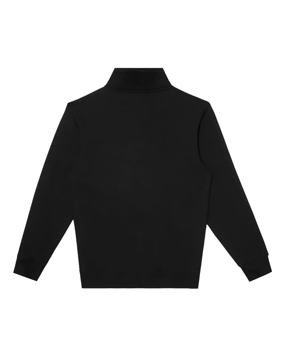 Lane Seven LS14014 Unisex Premium Quarter-Zip Pullover in Black — view 5