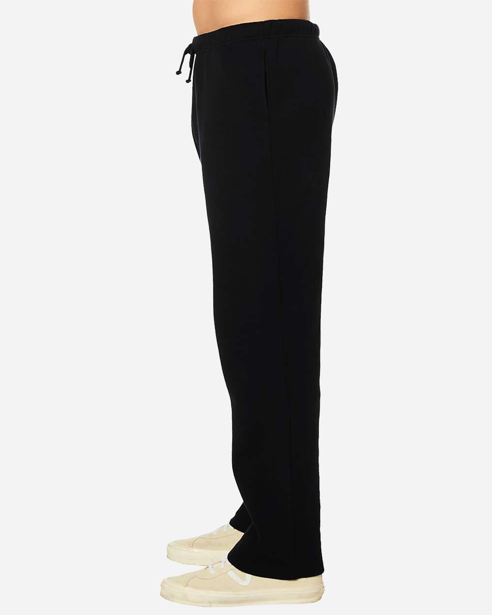Lane Seven LS14006 Unisex Straight Leg Sweatpants in Black — view 2