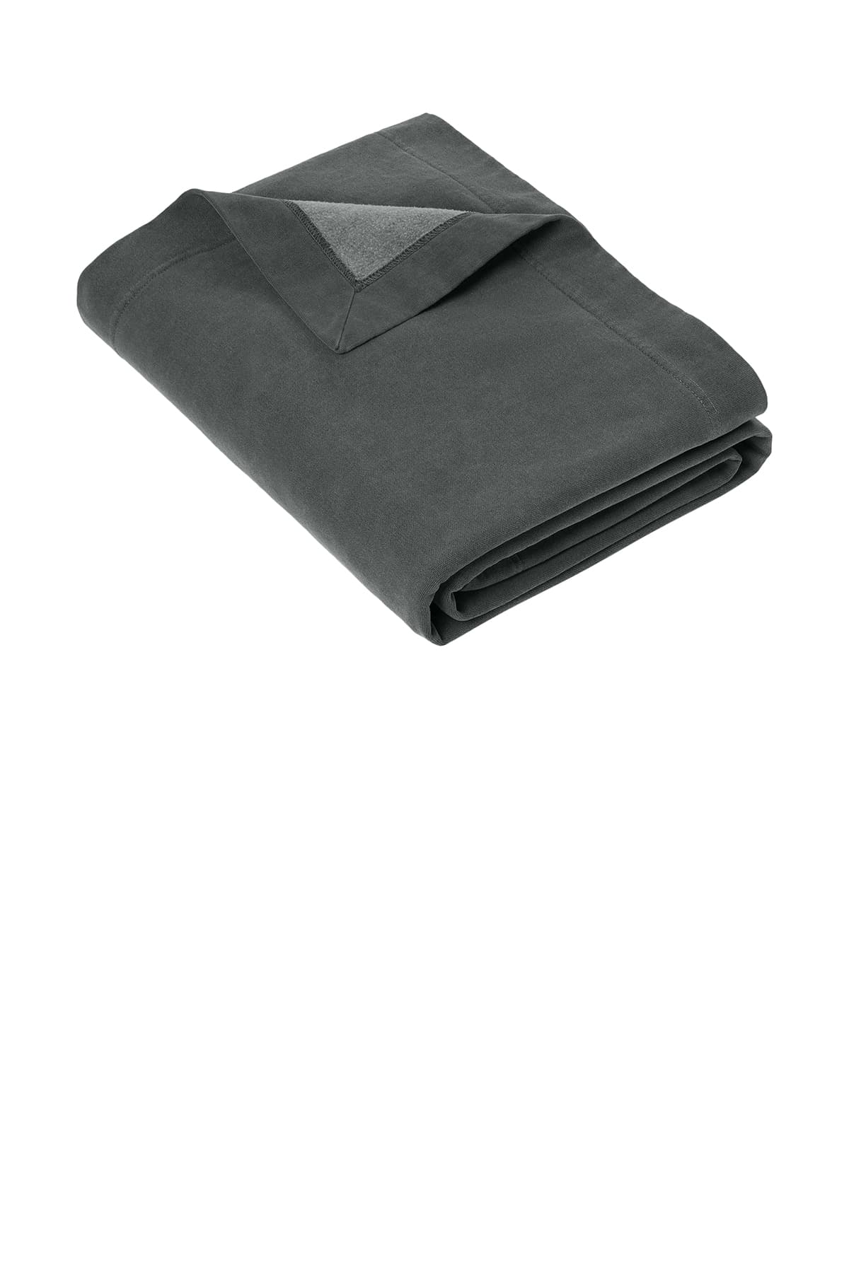 Comfort Colors 15BT Fleece Dorm Blanket in Pepper — view 3