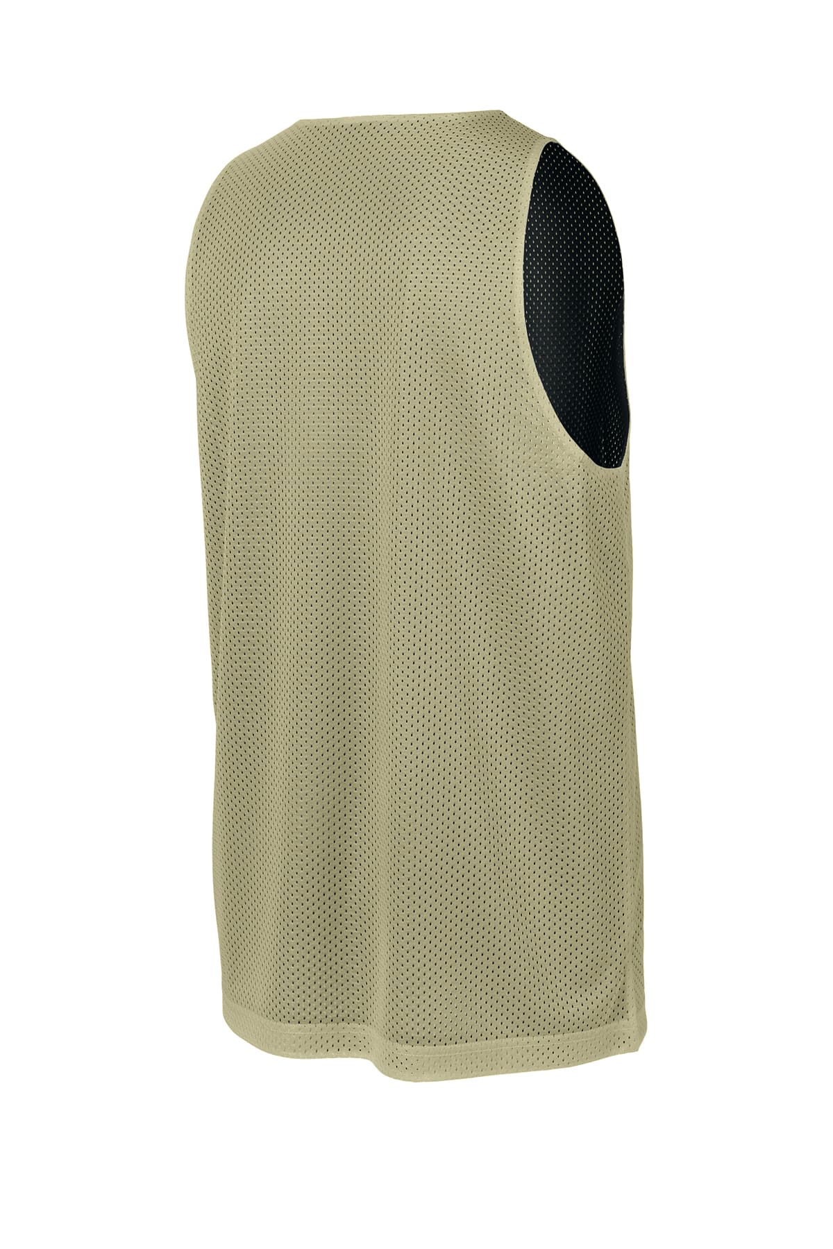Sport-Tek ST5000 PosiCharge Reversible Mesh Tank in Vegas Gold / Black — view 5