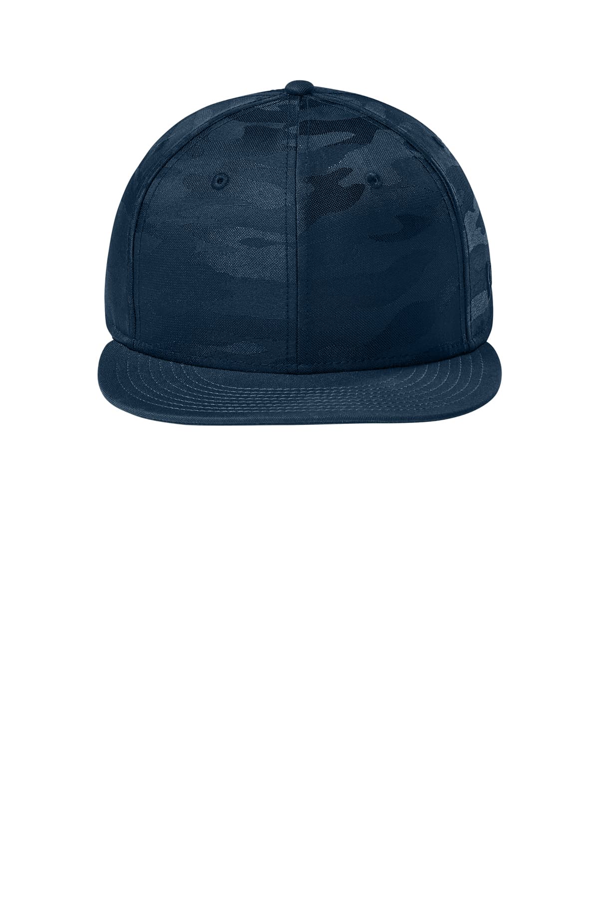 New Era NE407 Camo Flat Bill Snapback Cap in Flag Deep Navy / Deep Navy Camo — view 2