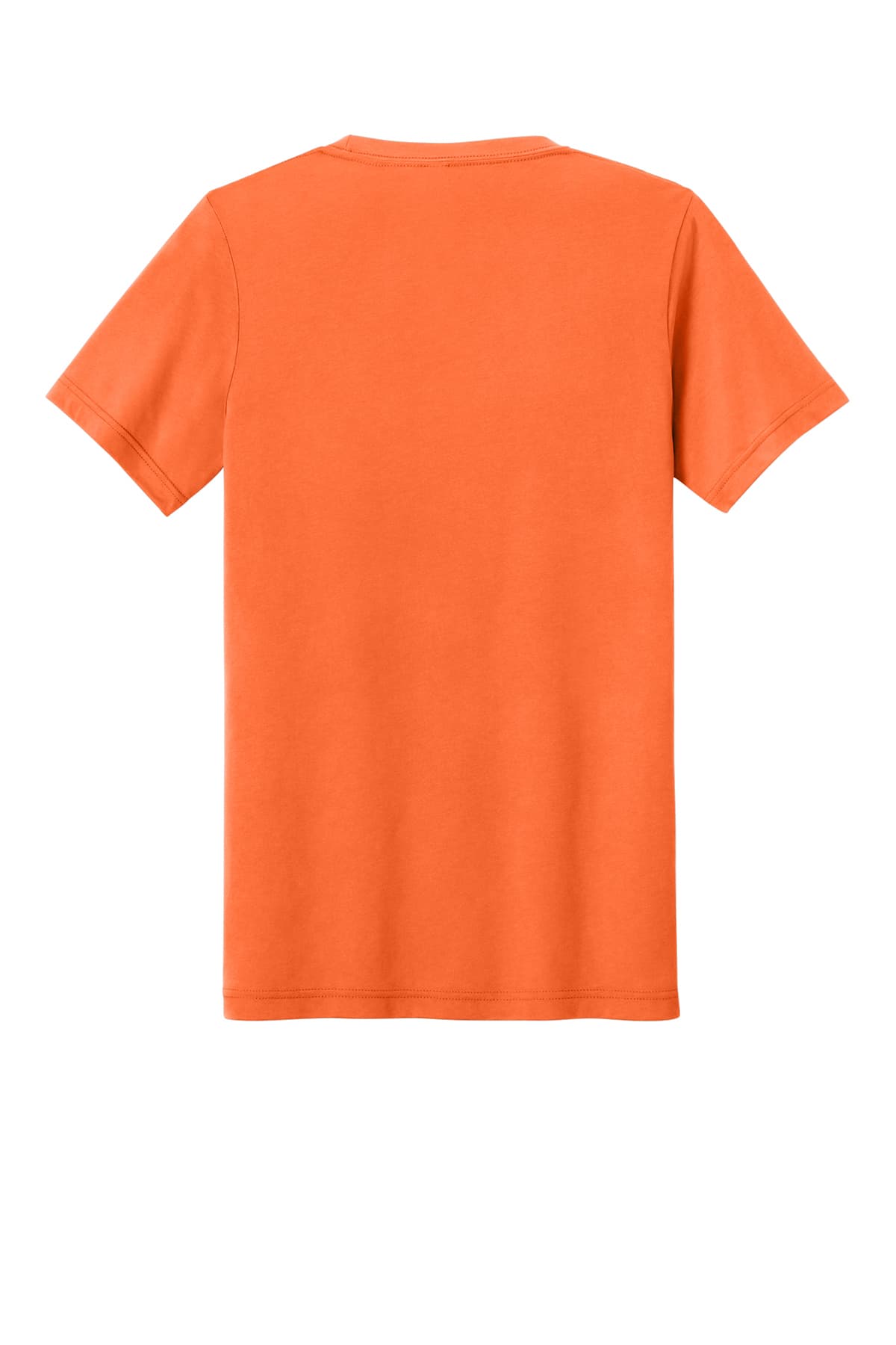 BELLA+CANVAS 3413 Unisex Triblend Short Sleeve Tee in Solid Orange Triblend — view 4