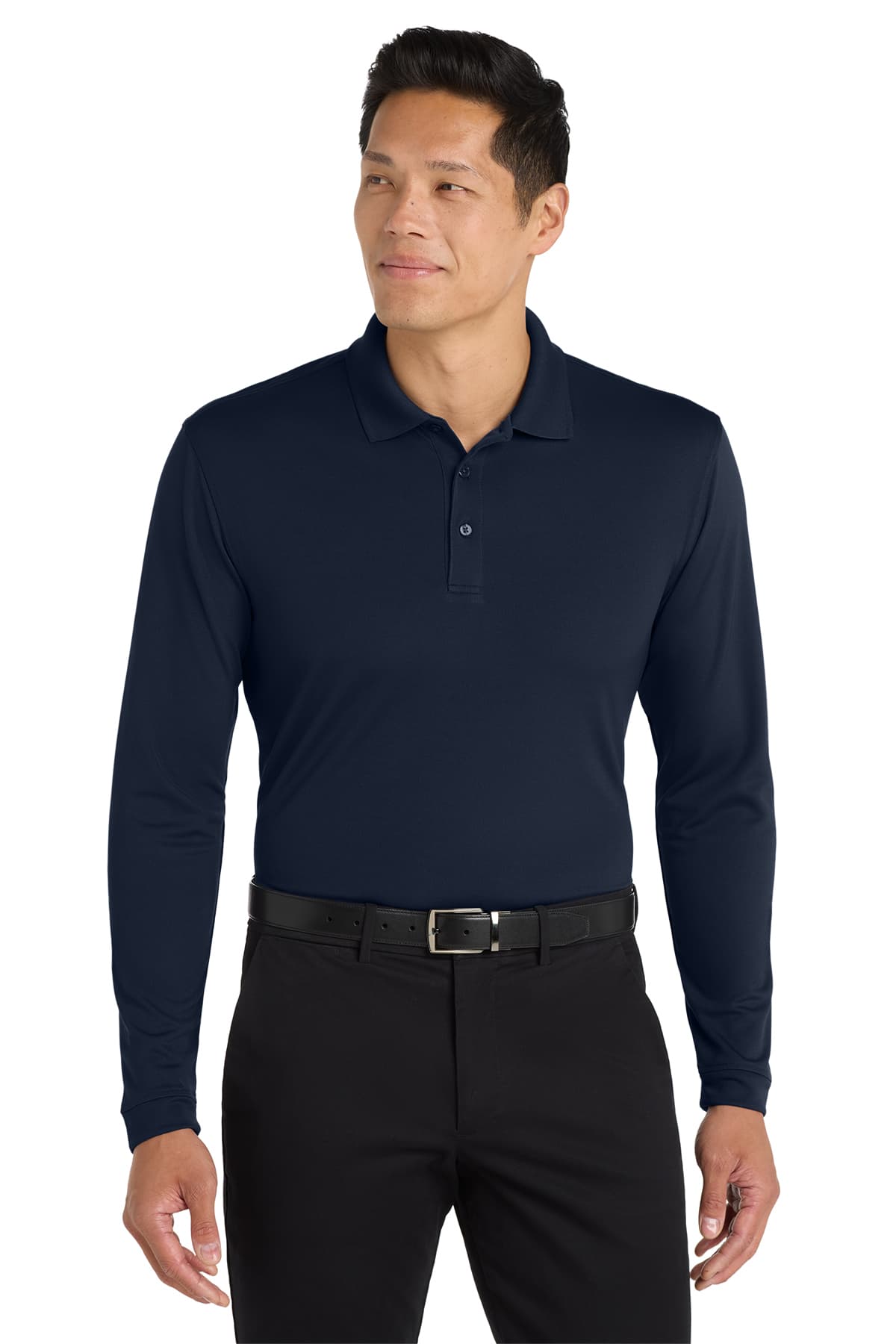 Port Authority® Dry Zone® UV Micro-Mesh Long Sleeve Polo