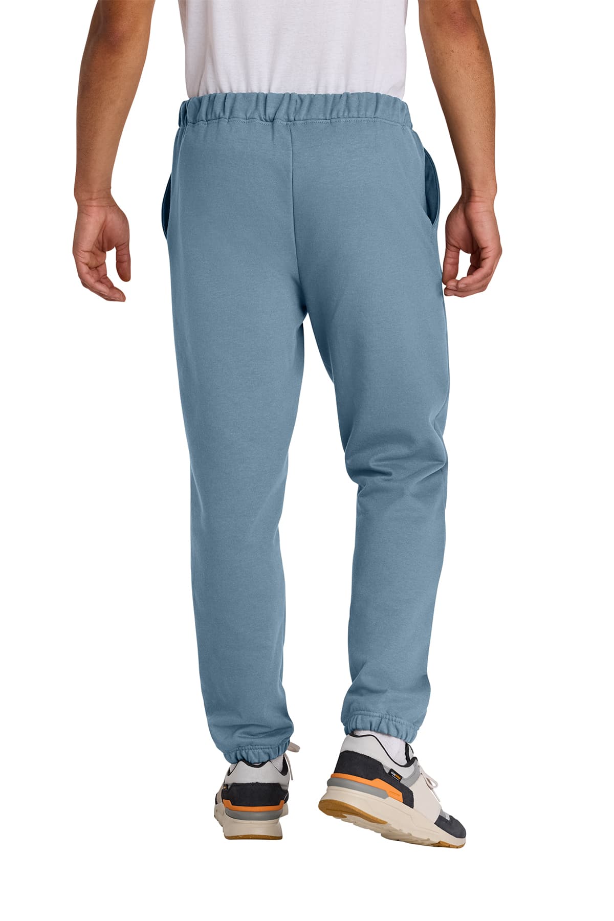 Gildan SF100 Softstyle Midweight Pocket Sweatpants in Stone Blue — view 2