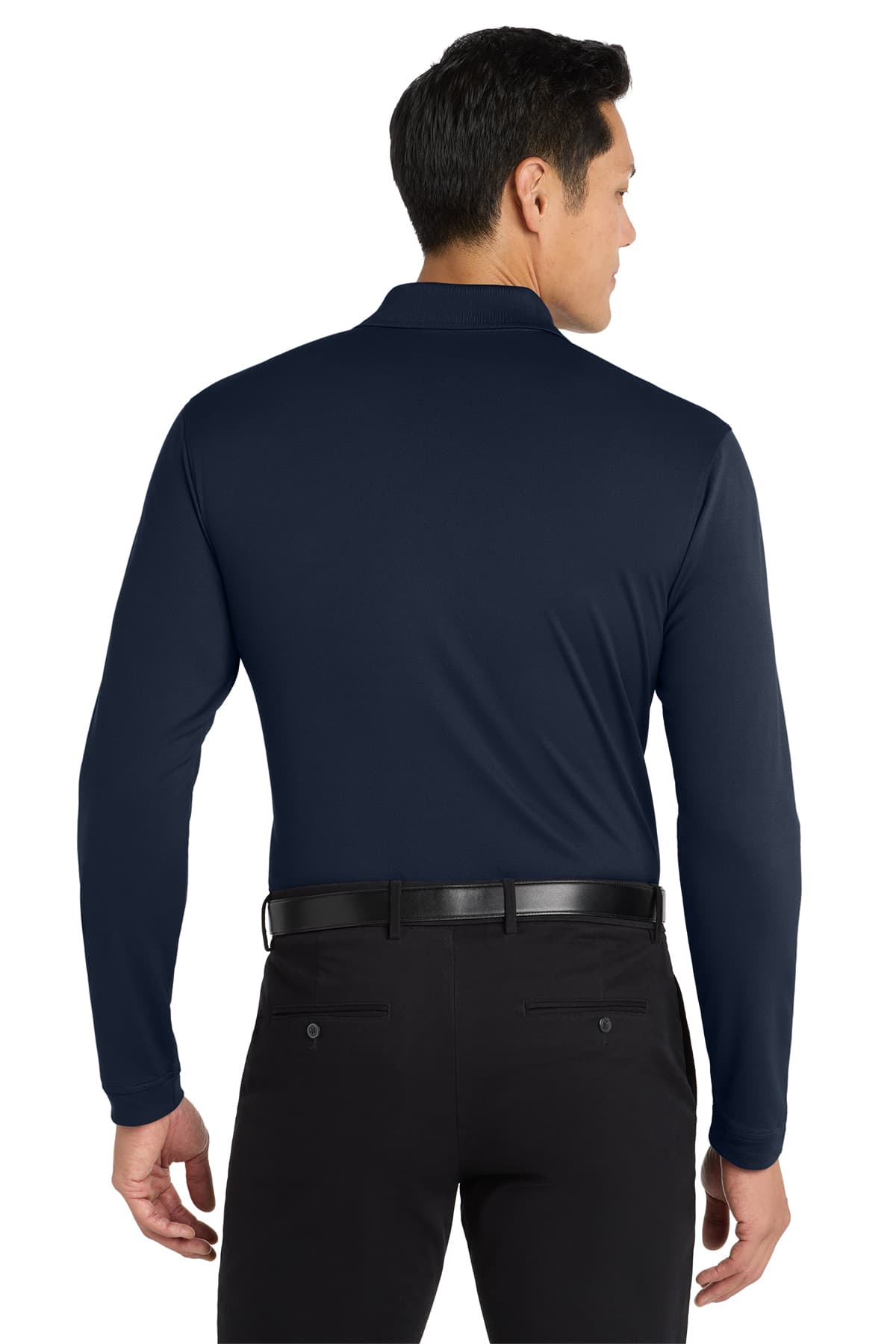Port Authority® Dry Zone® UV Micro-Mesh Long Sleeve Polo — alternate view