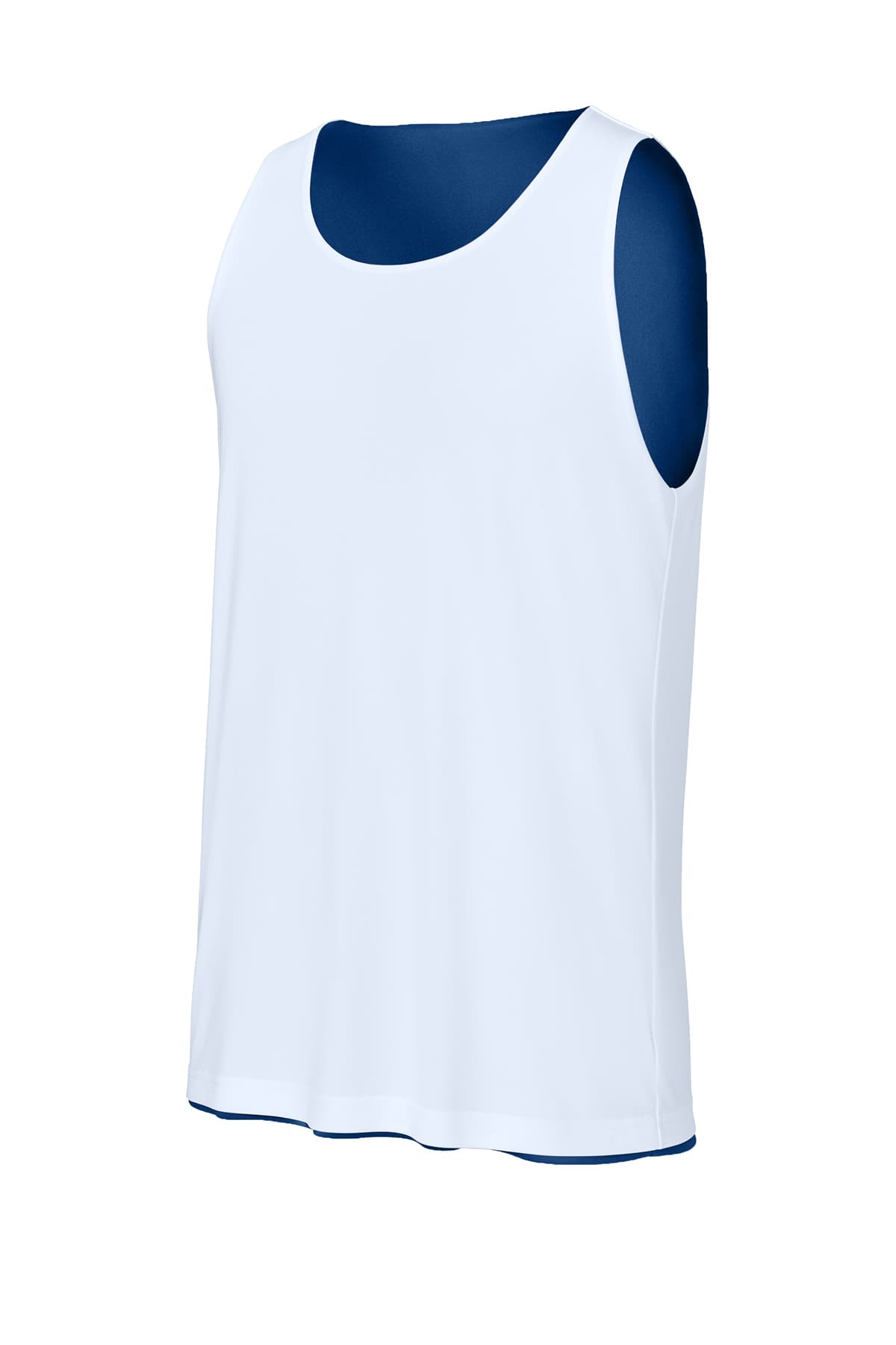 Sport-Tek ST551 PosiCharge Competitor Rev Tank in True Royal / White — view 7