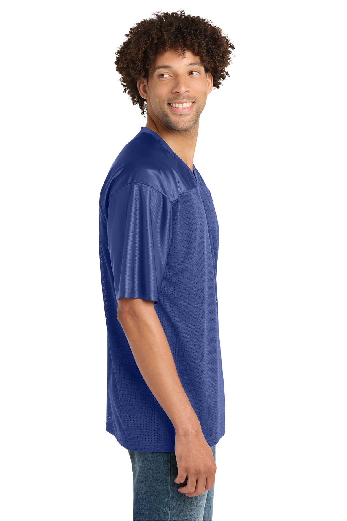 Sport-Tek ST307 PosiCharge Replica Jersey in True Royal — view 3