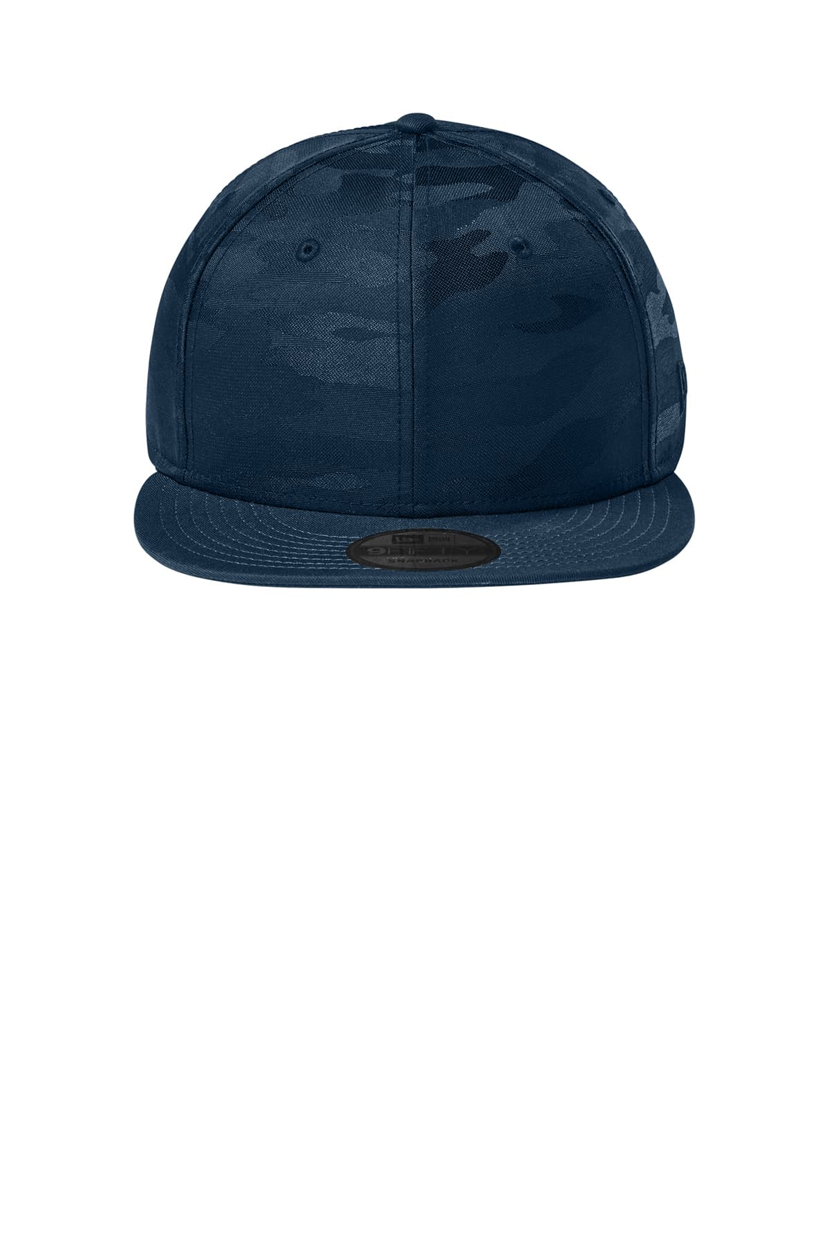 New Era NE407 Camo Flat Bill Snapback Cap in Flag Deep Navy / Deep Navy Camo — view 6