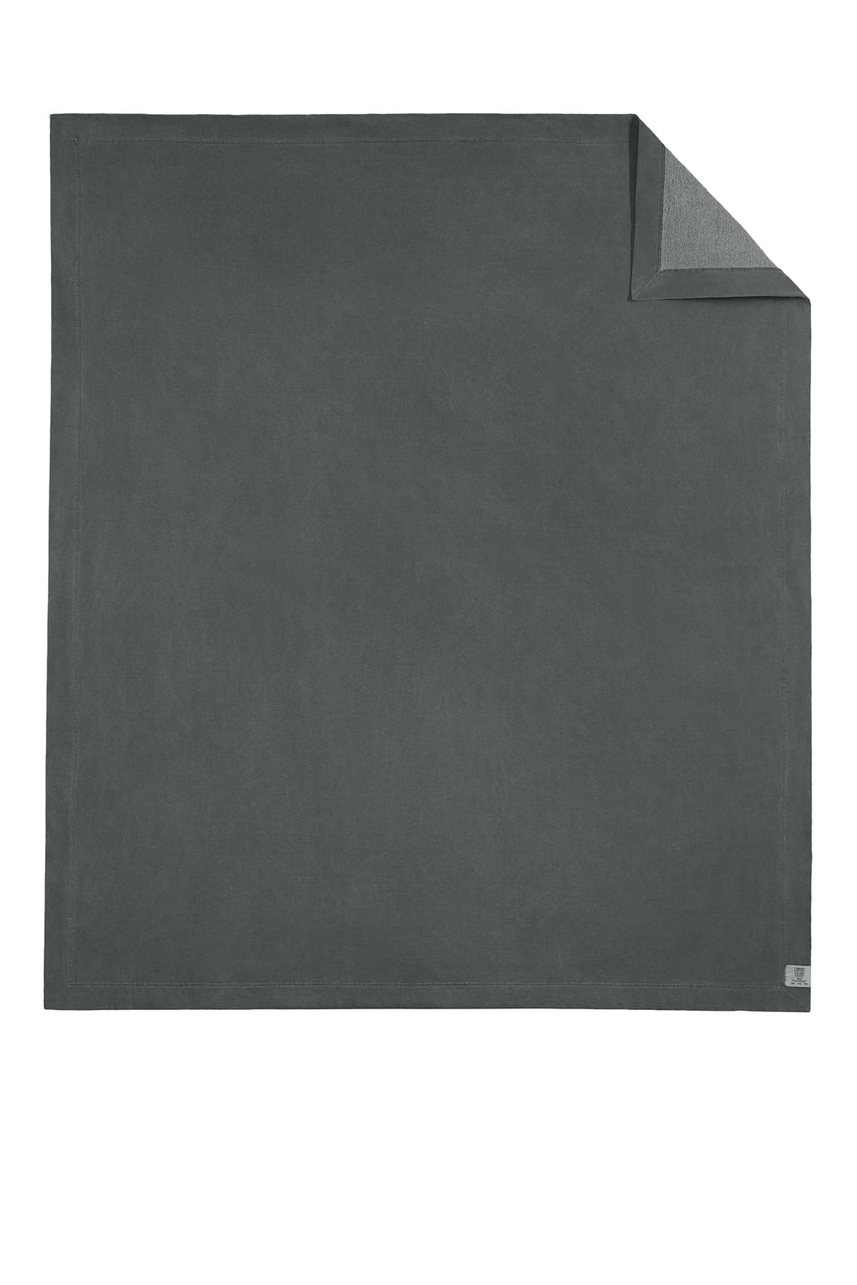 Comfort Colors 15BT Fleece Dorm Blanket in Pepper — view 2