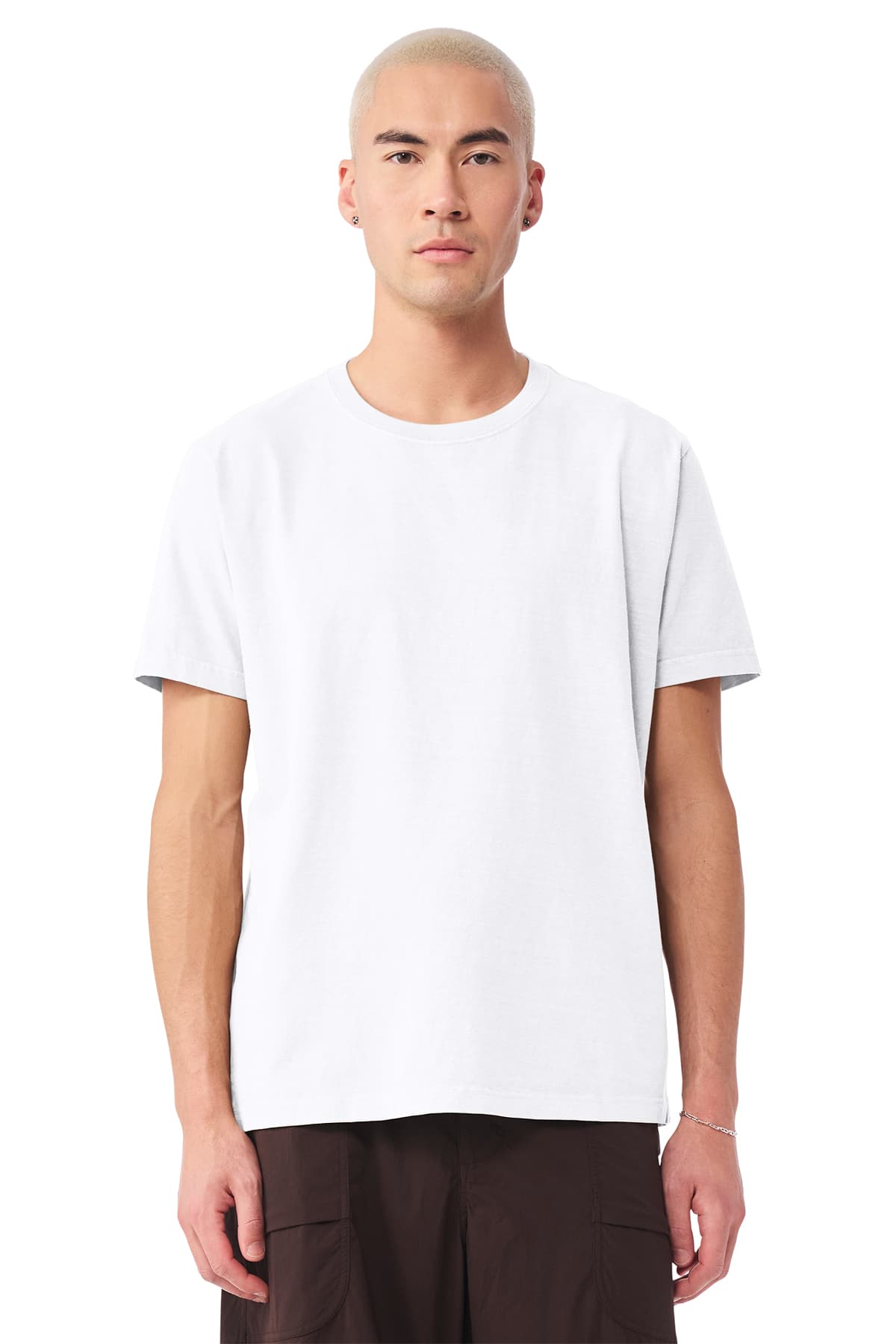 BELLA+CANVAS 4810GD Unisex Heavyweight Garment-Dyed Tee in White