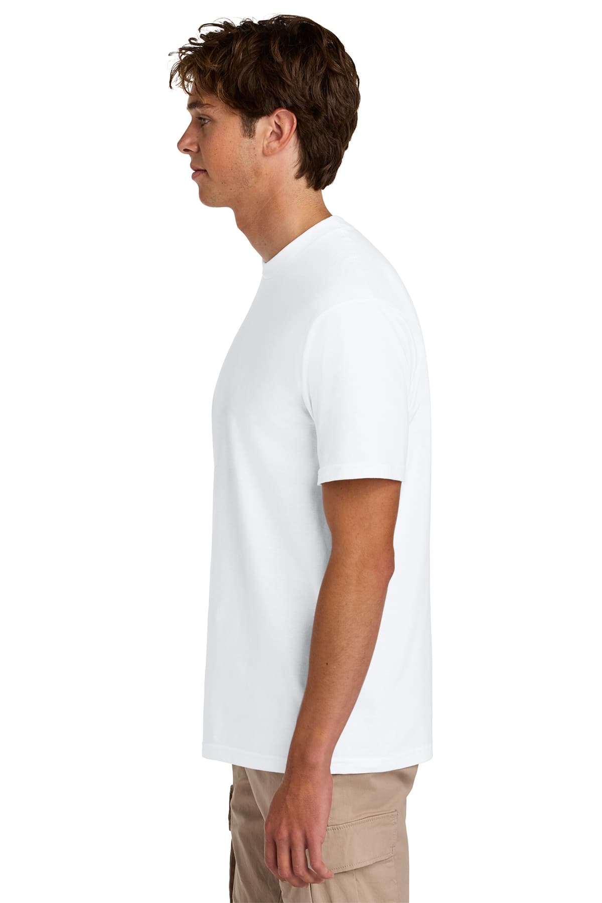 Gildan 65000 Softstyle Midweight Tee in White — view 3