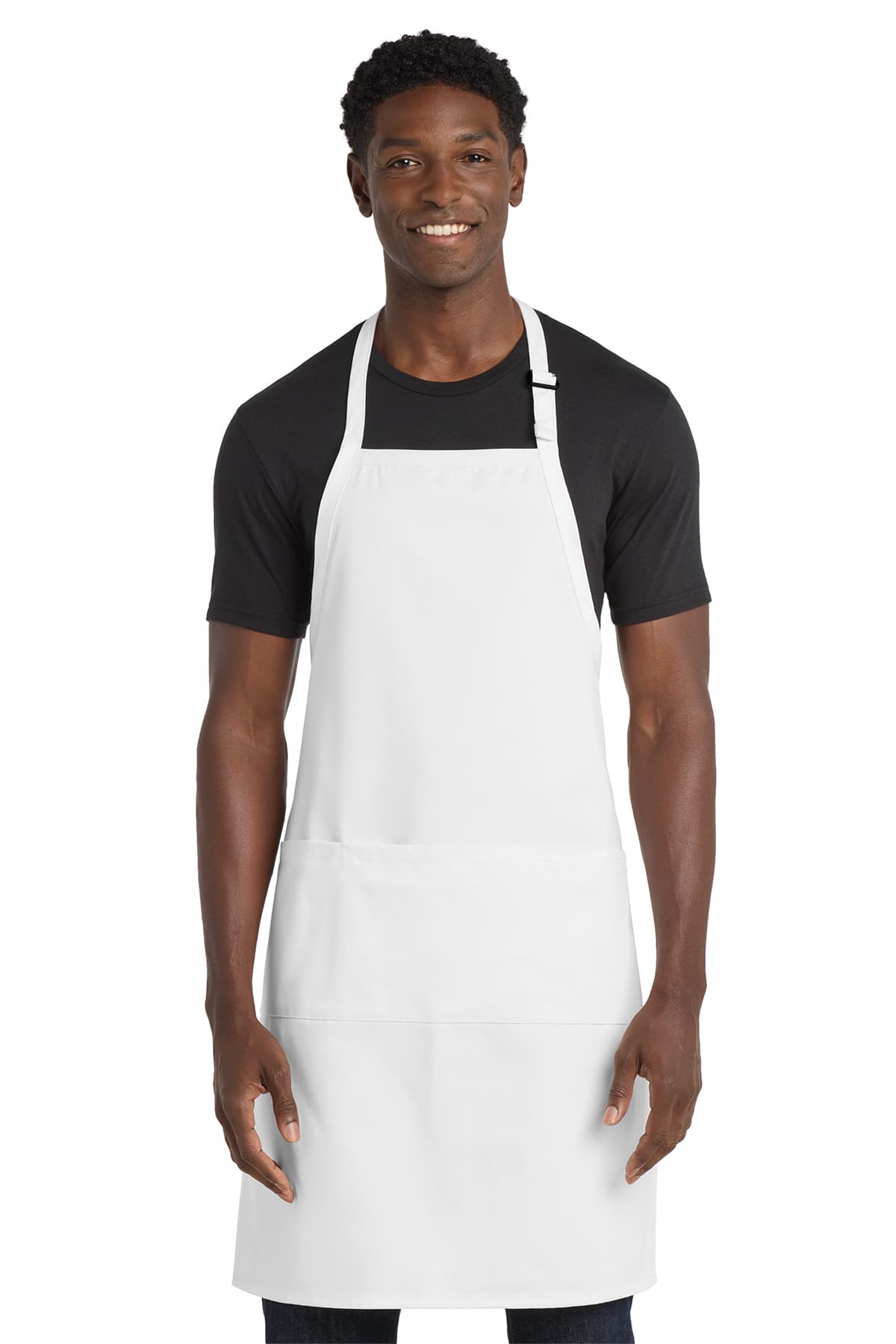 Port Authority® Easy Care Extra Long Bib Apron with Stain Release