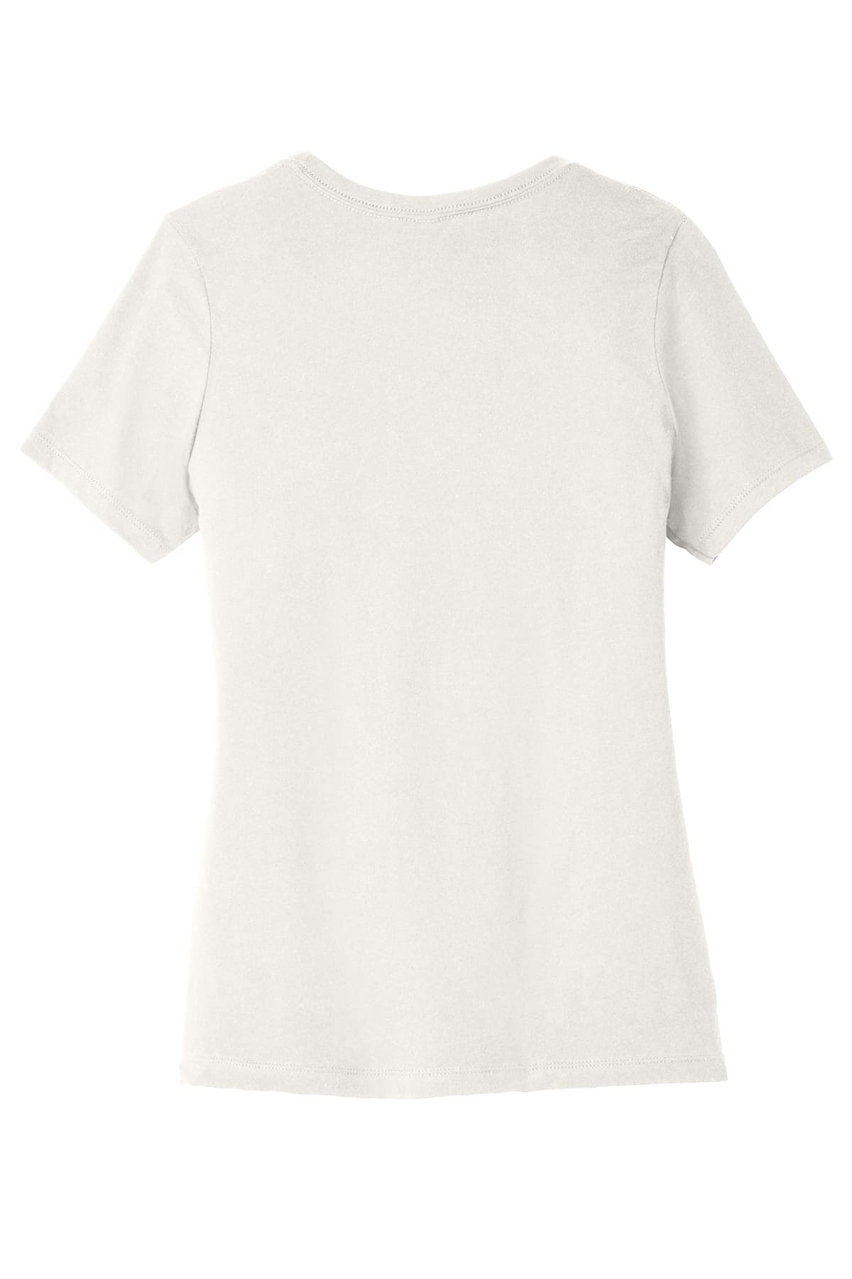 BELLA+CANVAS 6400 Women’s Relaxed Jersey Short Sleeve Tee in Vintage White — view 5