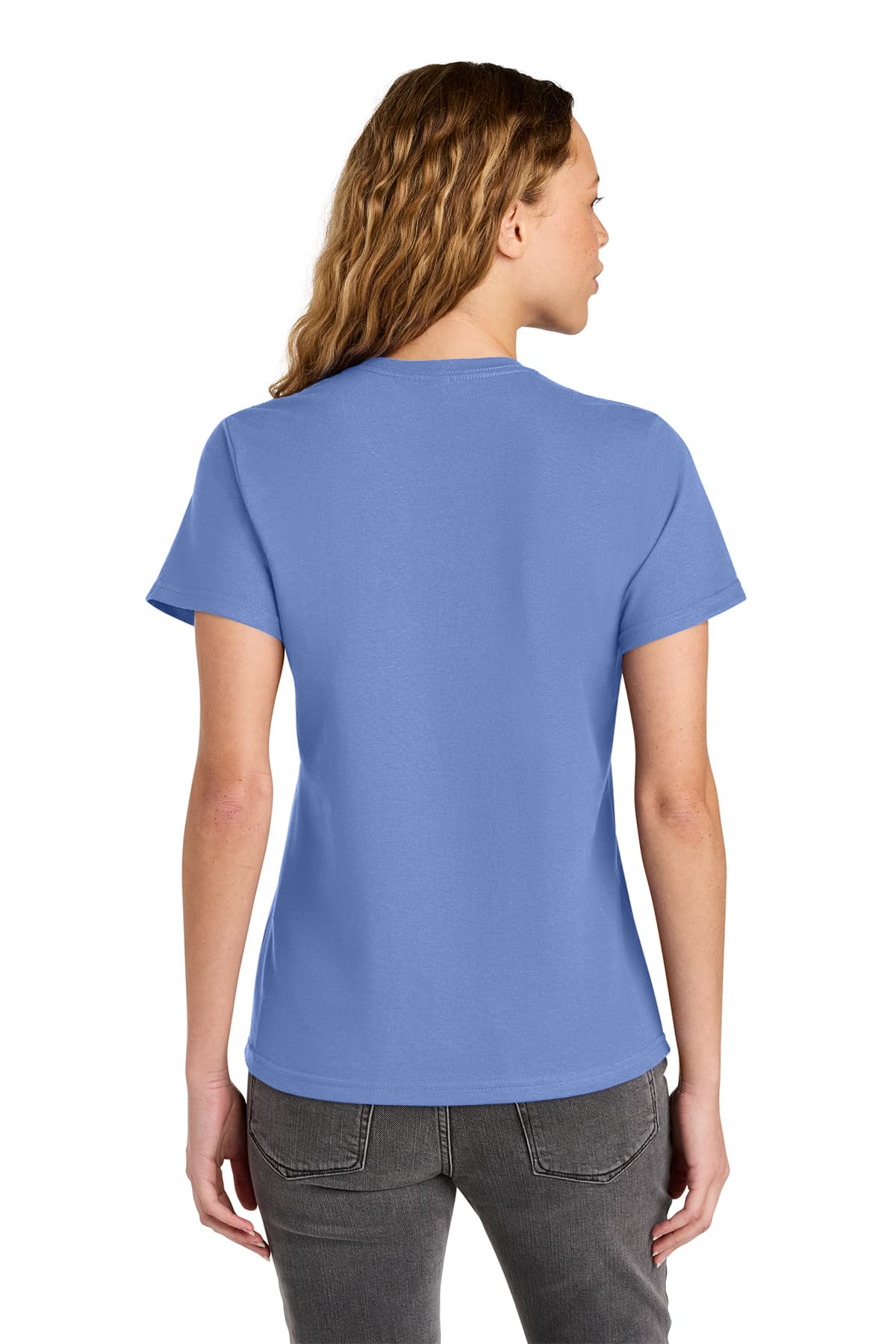 Gildan 65000L Softstyle Women’s Midweight Tee in Violet — view 2