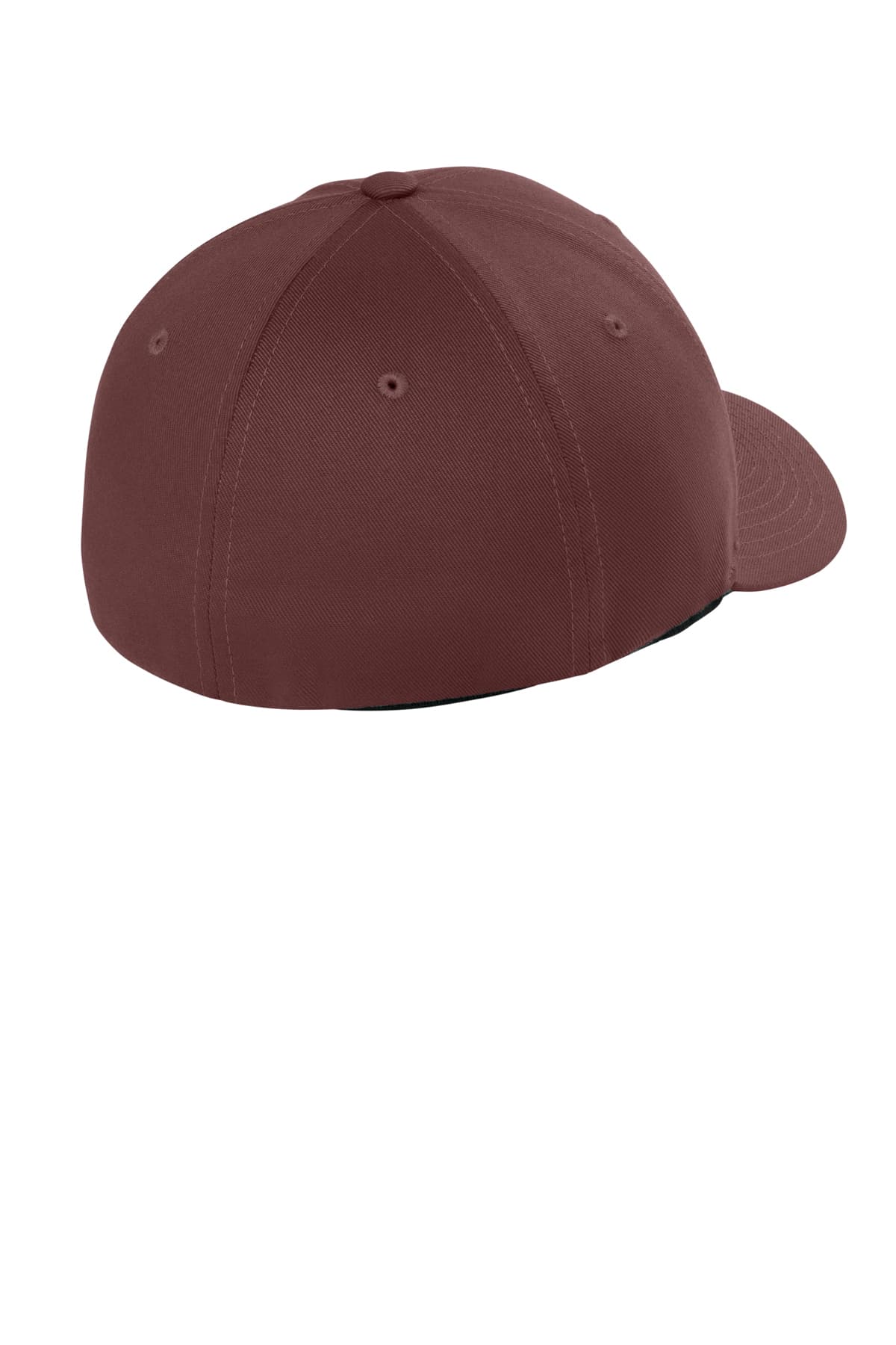 Flexfit 6277 Wooly Combed Cap in Maroon — view 3