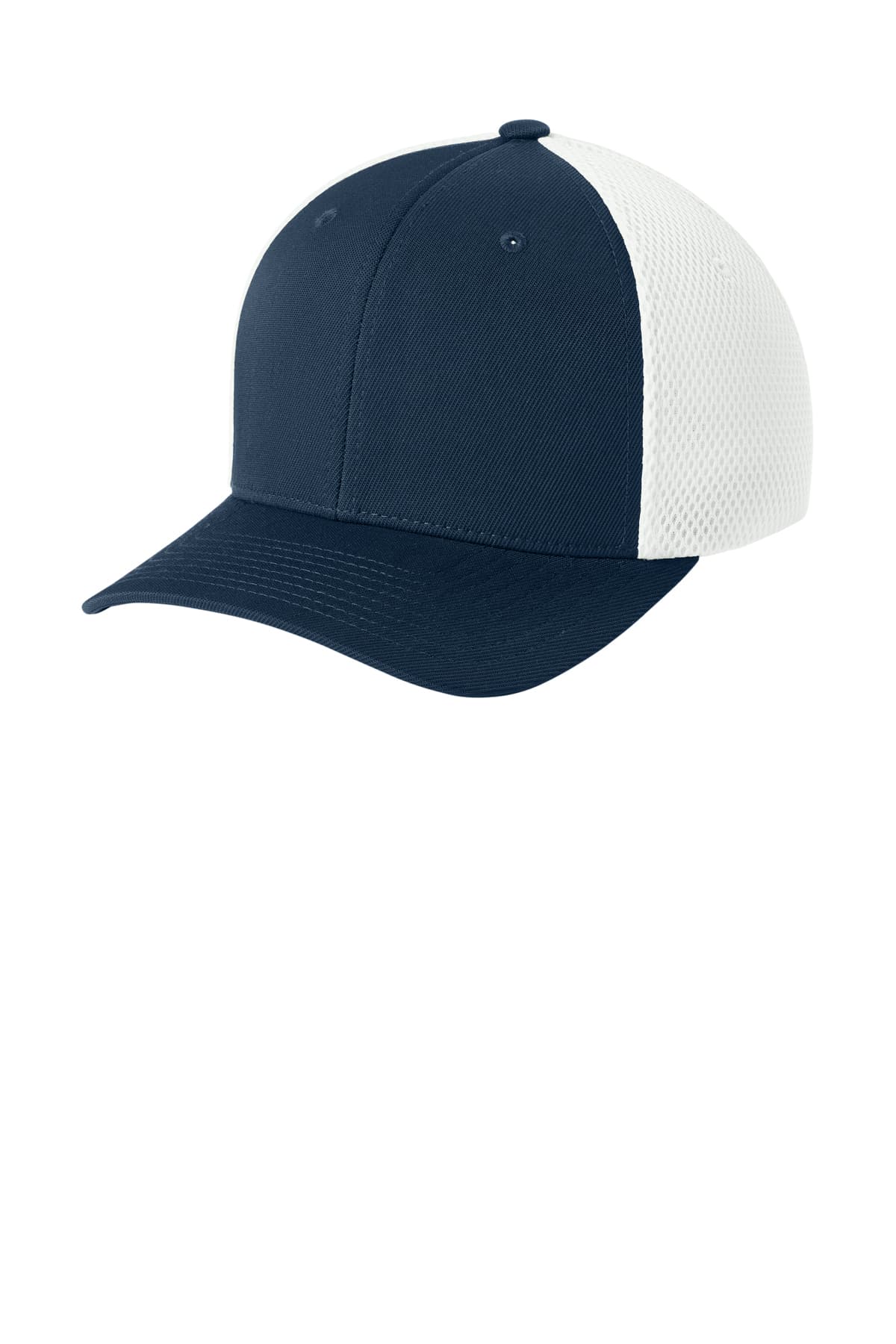 Flexfit 6533 Ultrafiber Airmesh Cap in Navy / White
