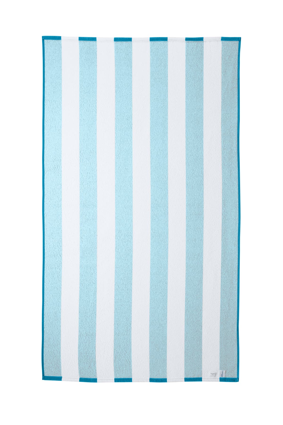 Port Authority PT43 Cabana Stripe Beach Towel in Turquoise — view 3