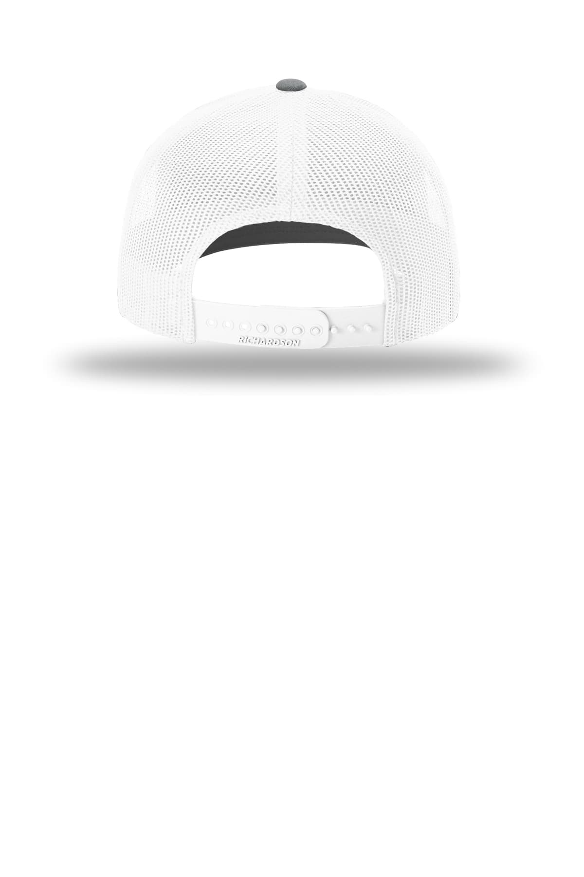 Richardson 112 Trucker Cap in Black / White / Heather Grey — view 3