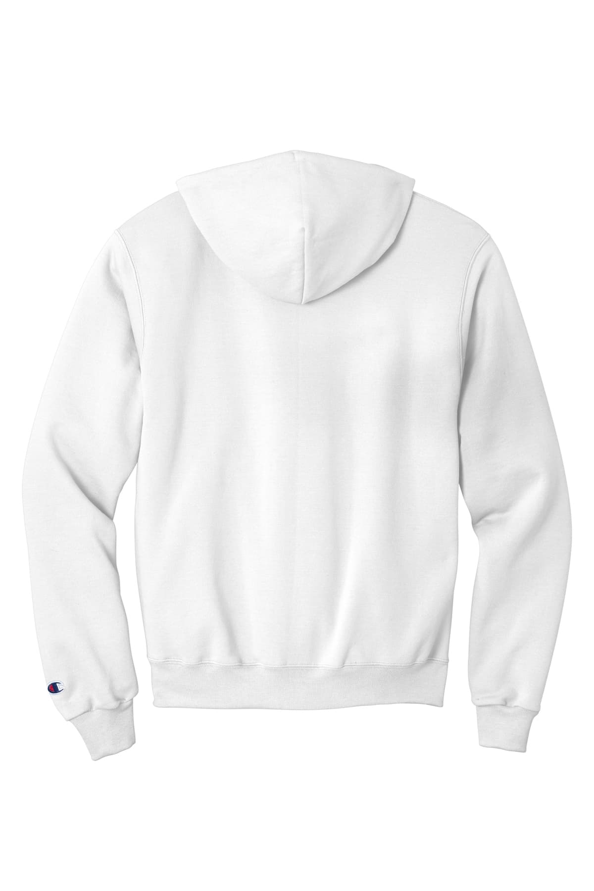 Champion S700 Powerblend Pullover Hoodie in White — view 5