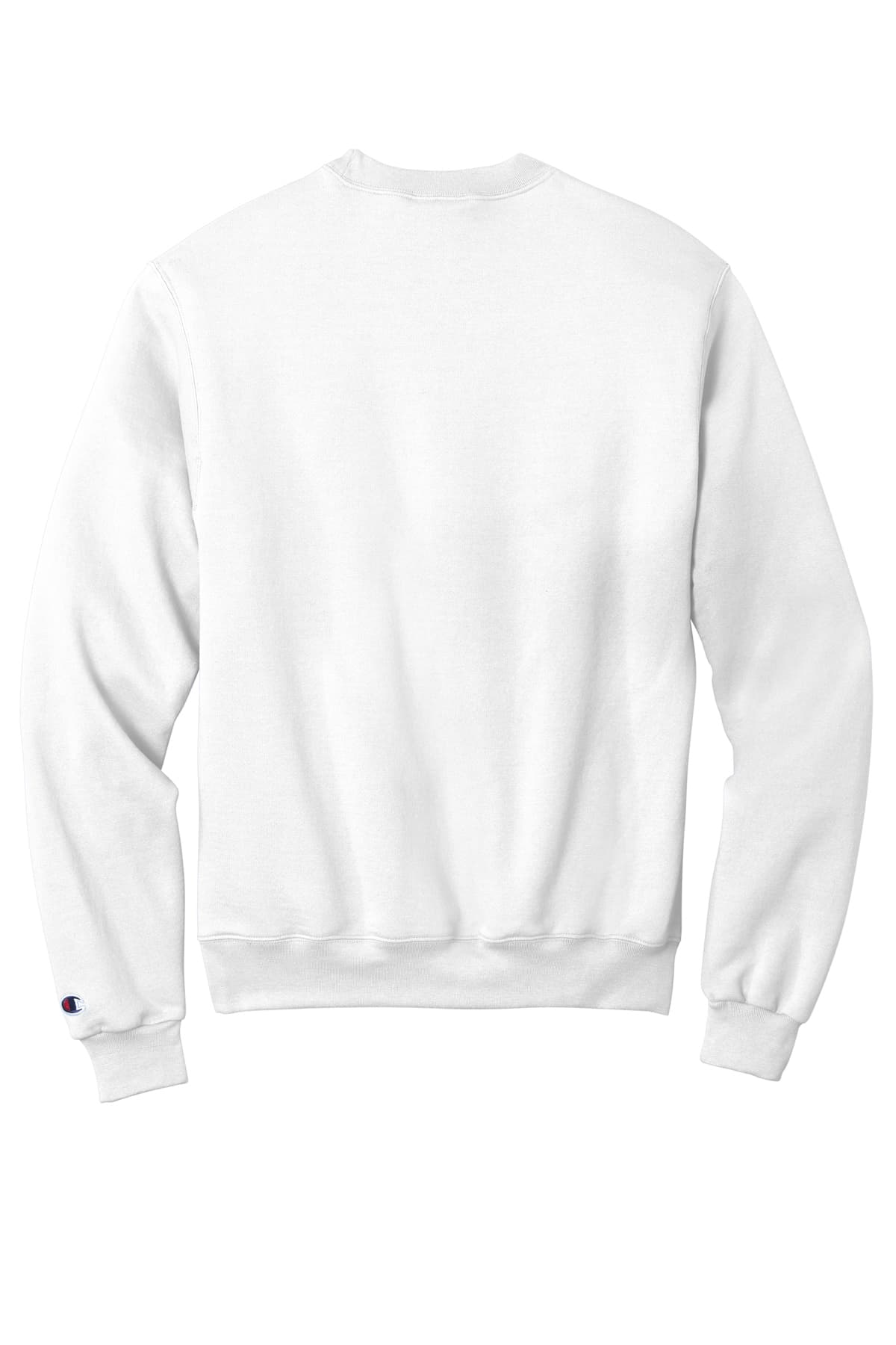 Champion S6000 Powerblend Crewneck Sweatshirt in White — view 5