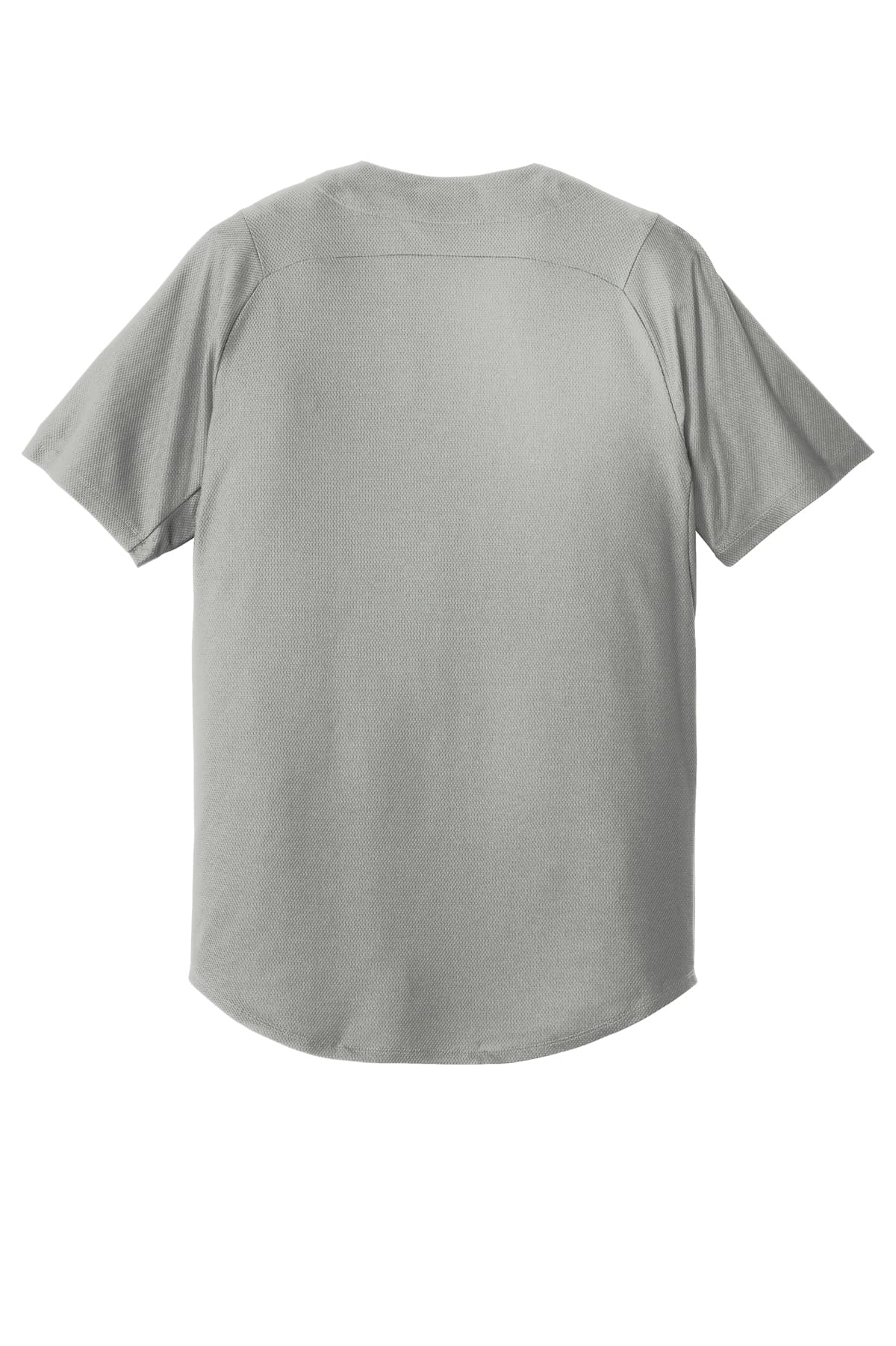 New Era NEA220 Diamond Era Full-Button Jersey in Grey — view 5