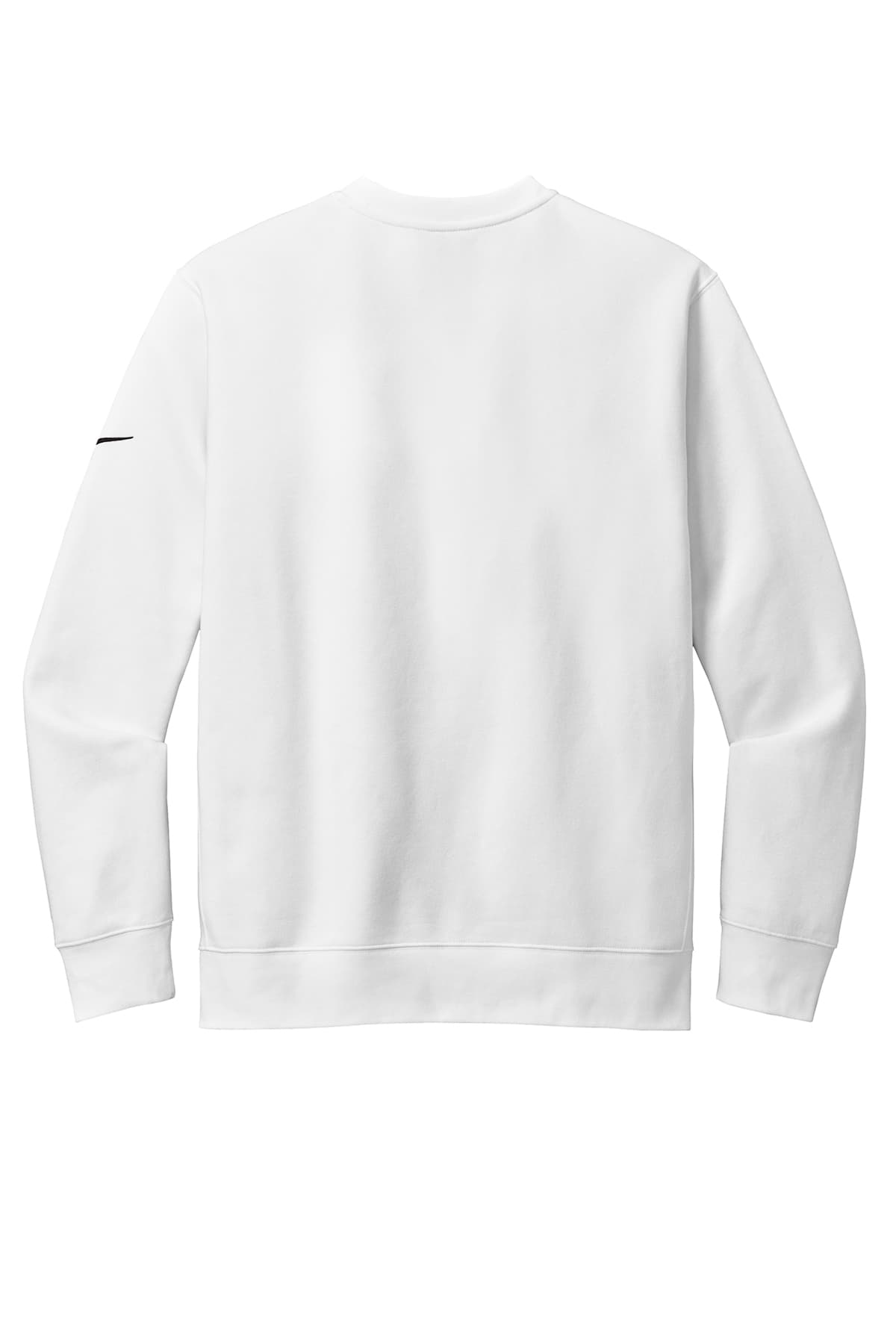 Nike NKFD9863 Club Fleece Sleeve Swoosh Crew in White — view 5