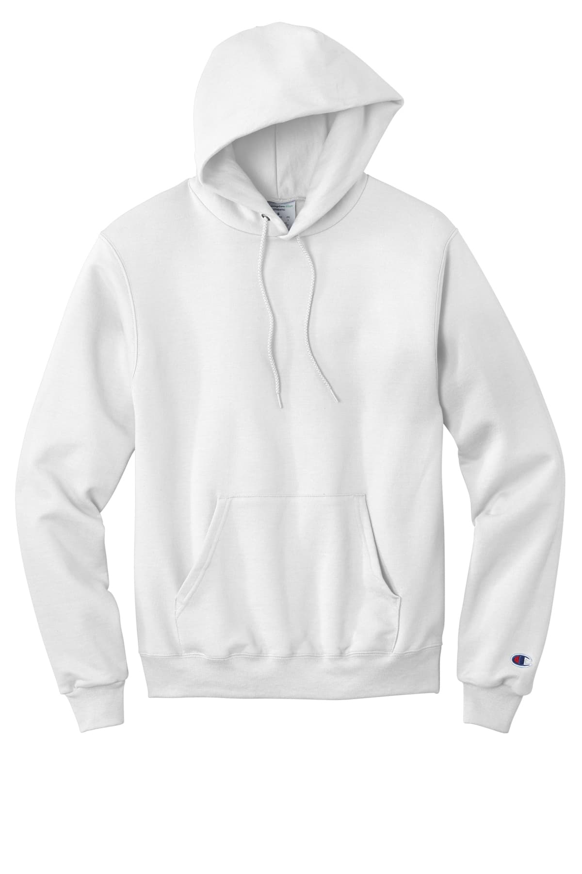 Champion S700 Powerblend Pullover Hoodie in White — view 4