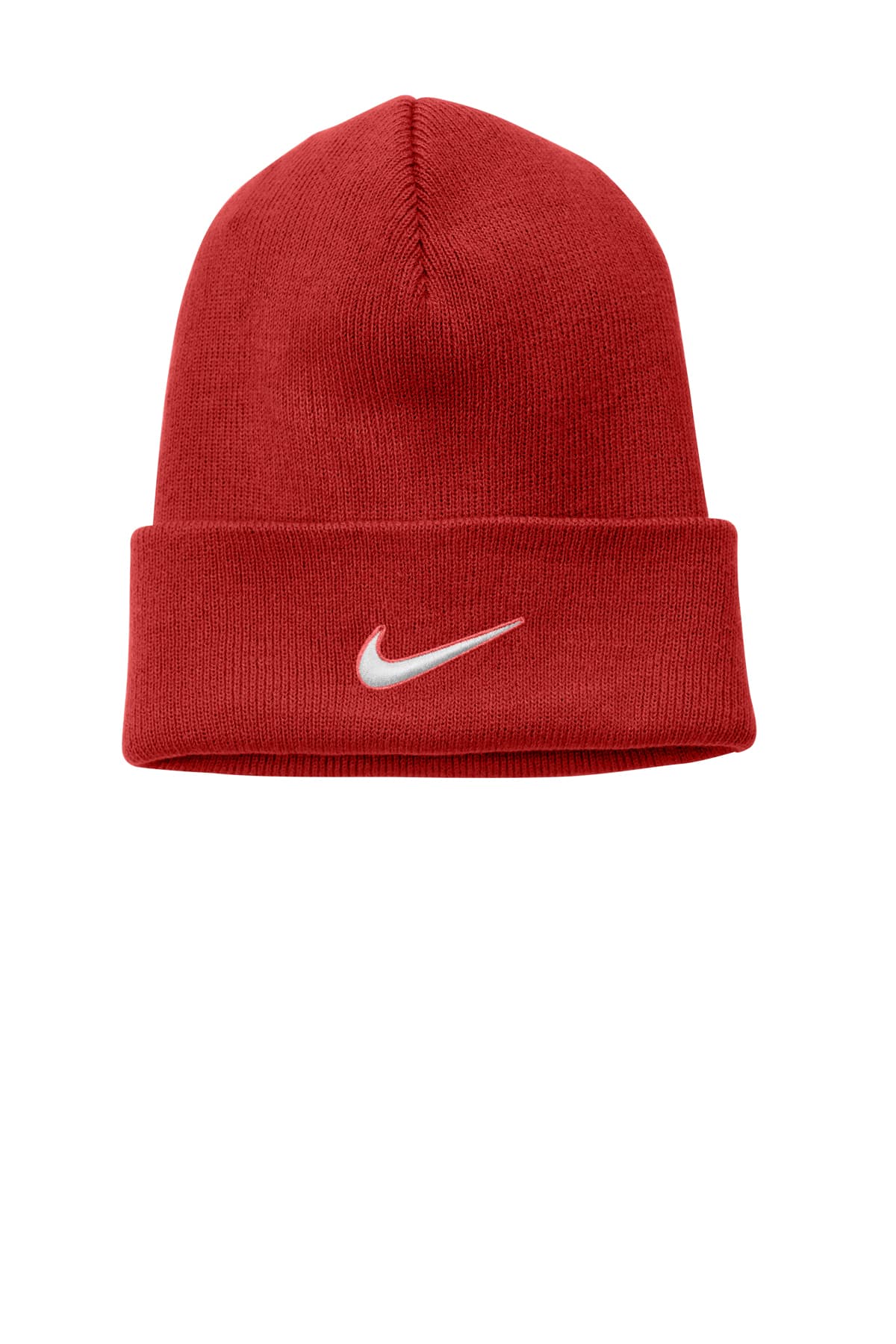 Nike NKFB6539 Team Cuffed Beanie in University Red — view 2