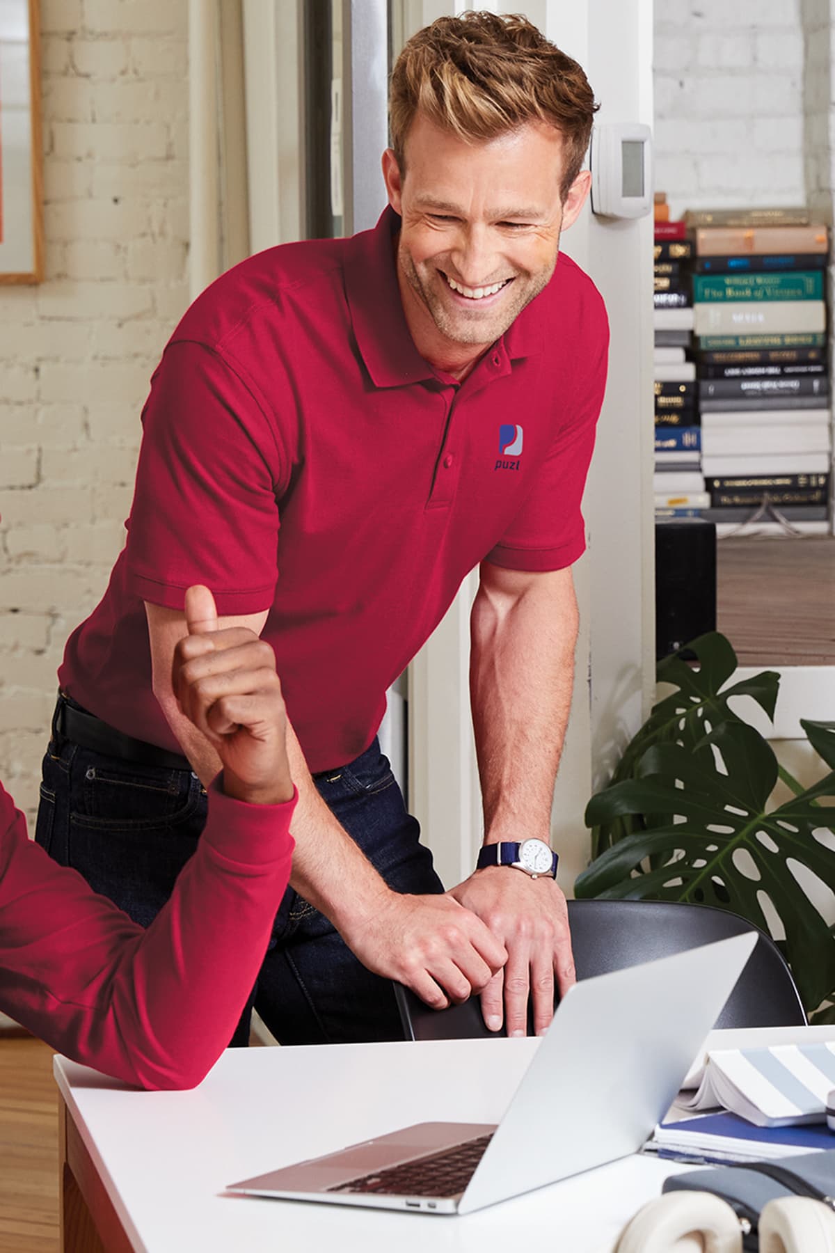 Port Authority K100 Core Classic Pique Polo in Graphite — view 6