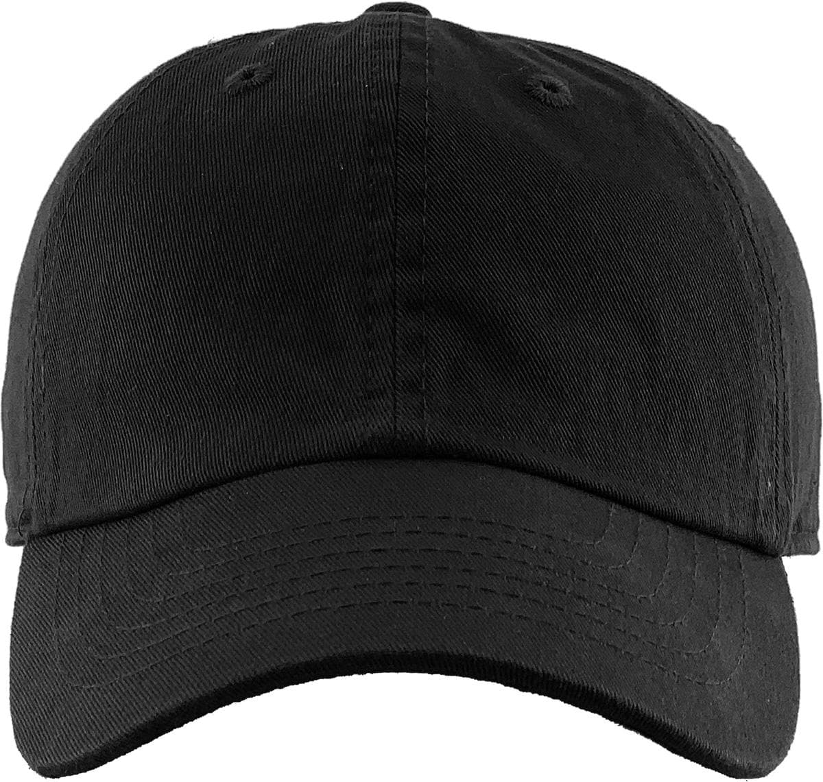 KB Ethos KBC-13LOW Kids Premium Baseball Cap in Black — view 2
