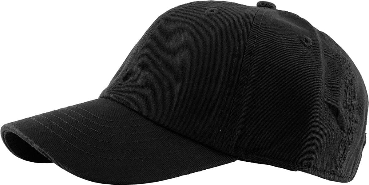 KB Ethos KBC-13LOW Kids Premium Baseball Cap in Black — view 3
