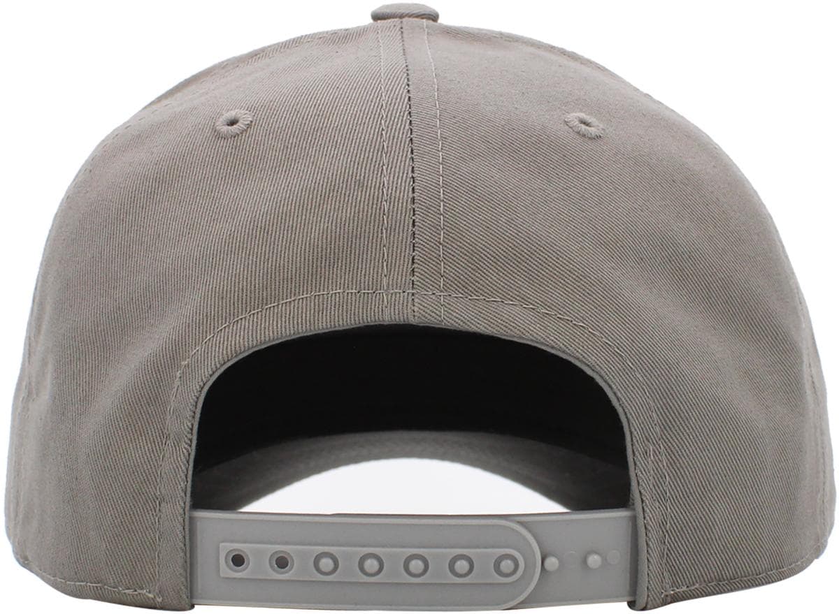 KB Ethos KBE-5-SNAP Constructed 5 Panel Snapback in Light Grey — view 3