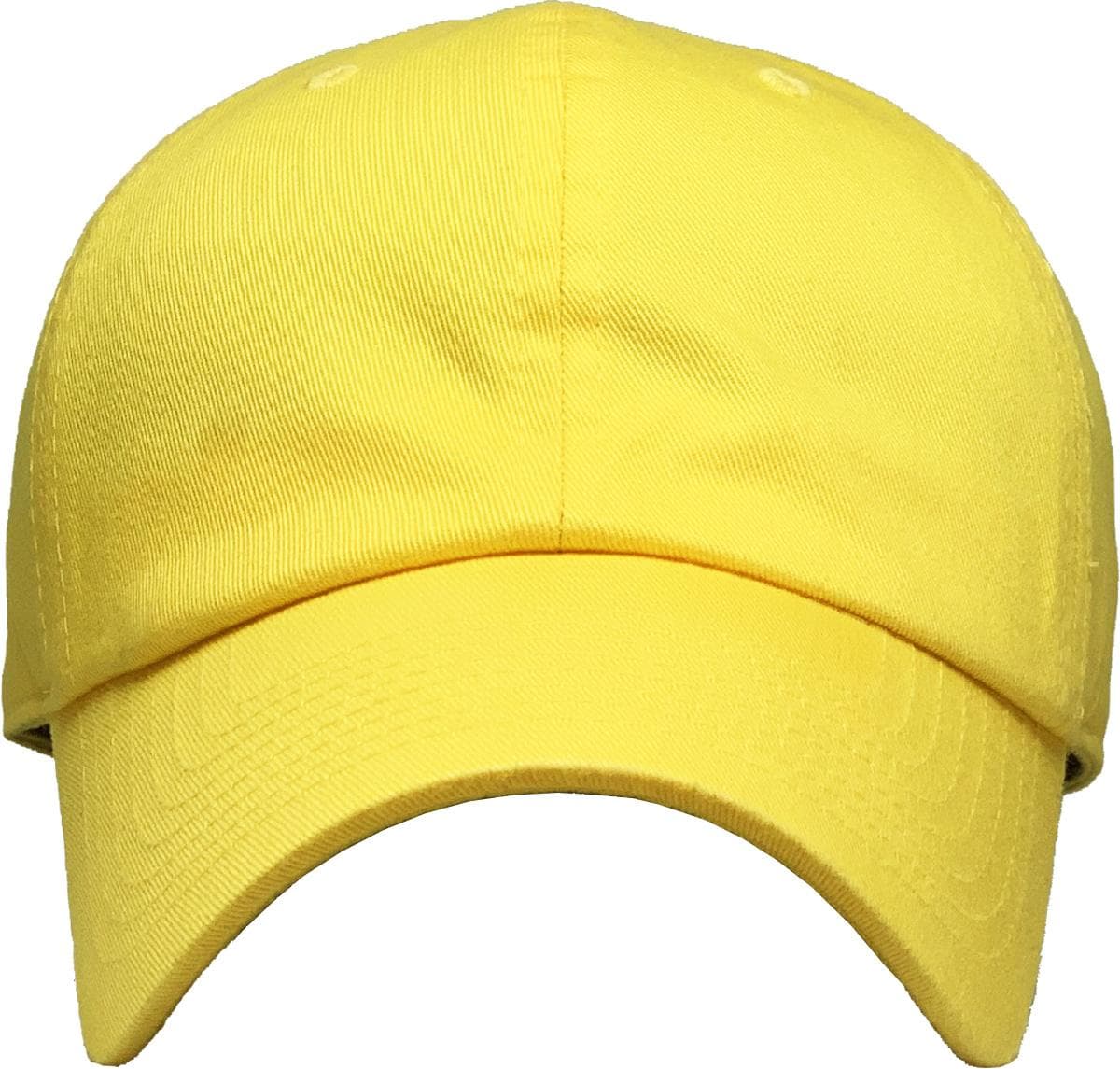 KB Ethos KBE-CLASSIC Low Profile Classic Baseball Cap in Yellow — view 2
