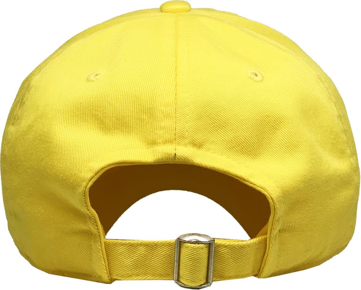 KB Ethos KBE-CLASSIC Low Profile Classic Baseball Cap in Yellow — view 3