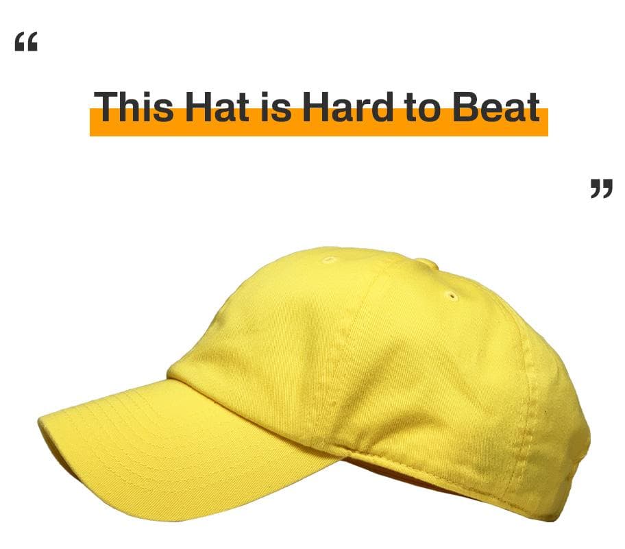 KB Ethos KBE-CLASSIC Low Profile Classic Baseball Cap in Yellow — view 5