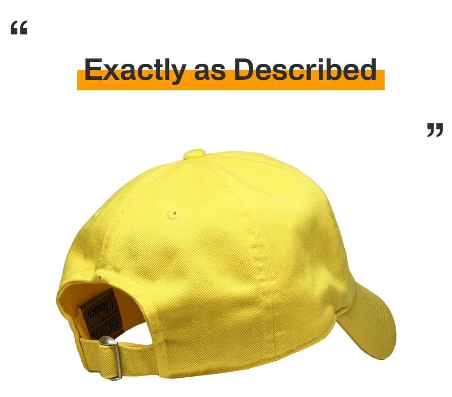 KB Ethos KBE-CLASSIC Low Profile Classic Baseball Cap in Yellow — view 6