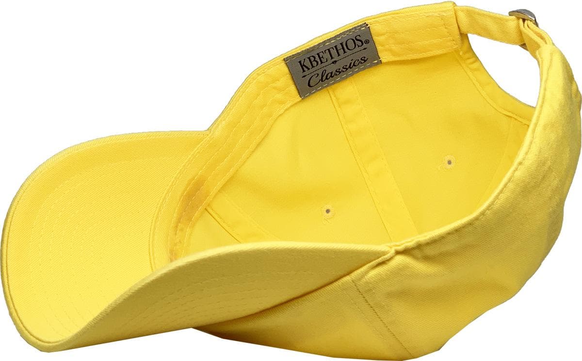 KB Ethos KBE-CLASSIC Low Profile Classic Baseball Cap in Yellow — view 7